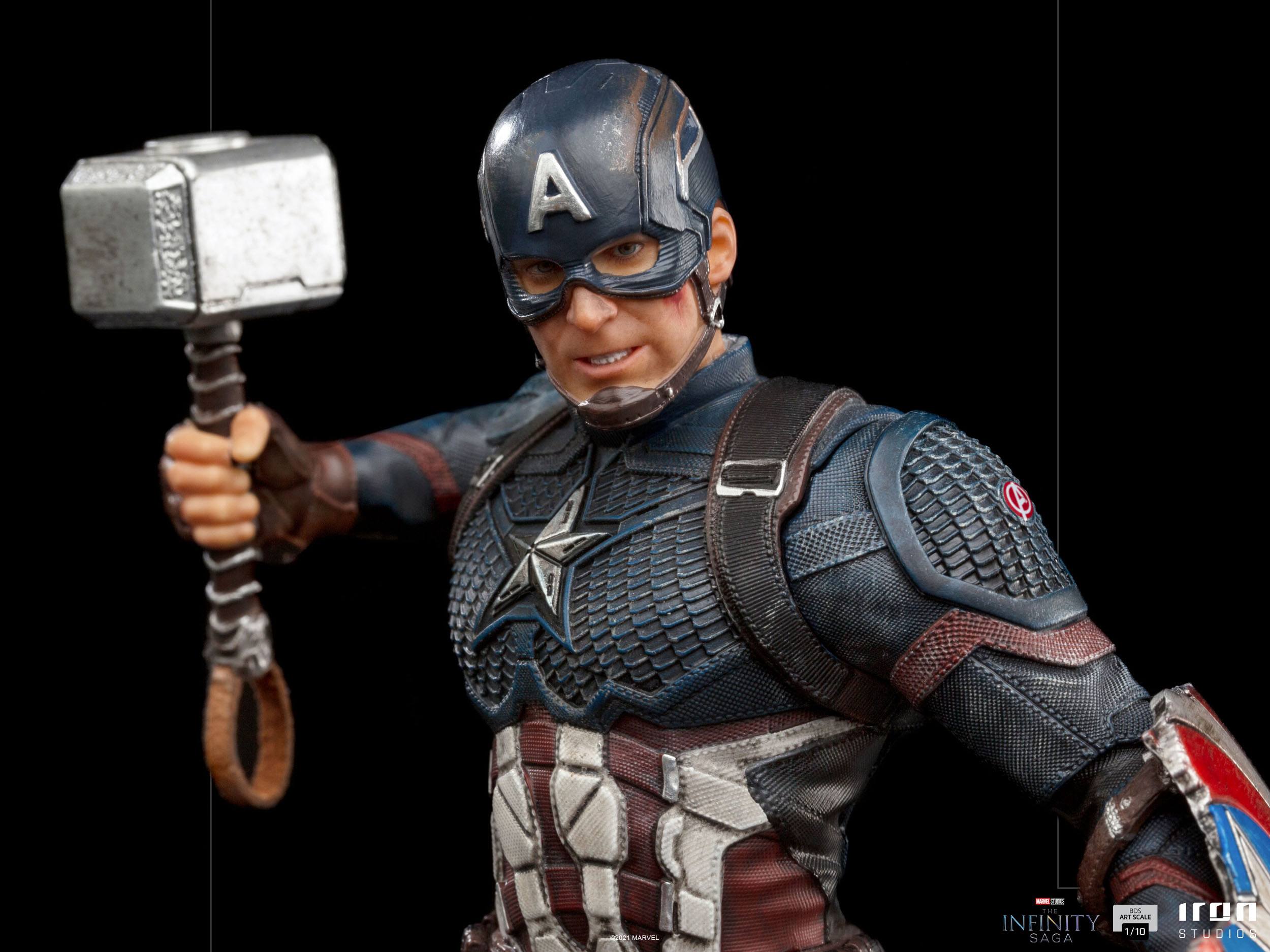 Iron Studios 1/10 Art Scale Marvel The Infinity Saga Captain America Statue