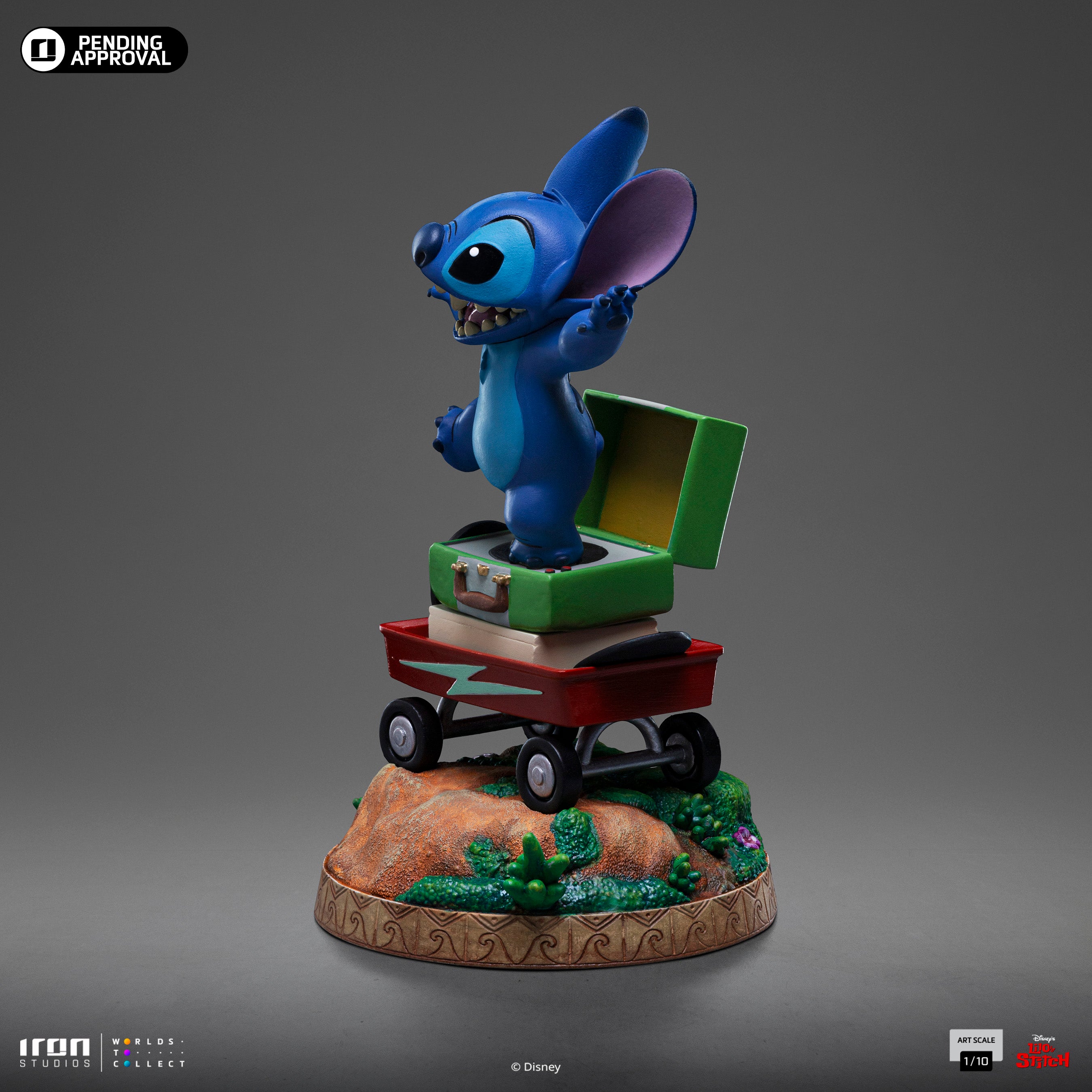 Iron Studios Limited Edition 1/10 Art Scale Stitch Statue from Lilo & Stitch