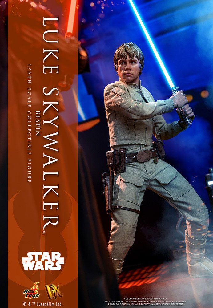 Hot Toys Star Wars: The Empire Strikes Back - Highly Detailed 1:6 Scale Collectible Figure of Luke Skywalker in Bespin Outfit
