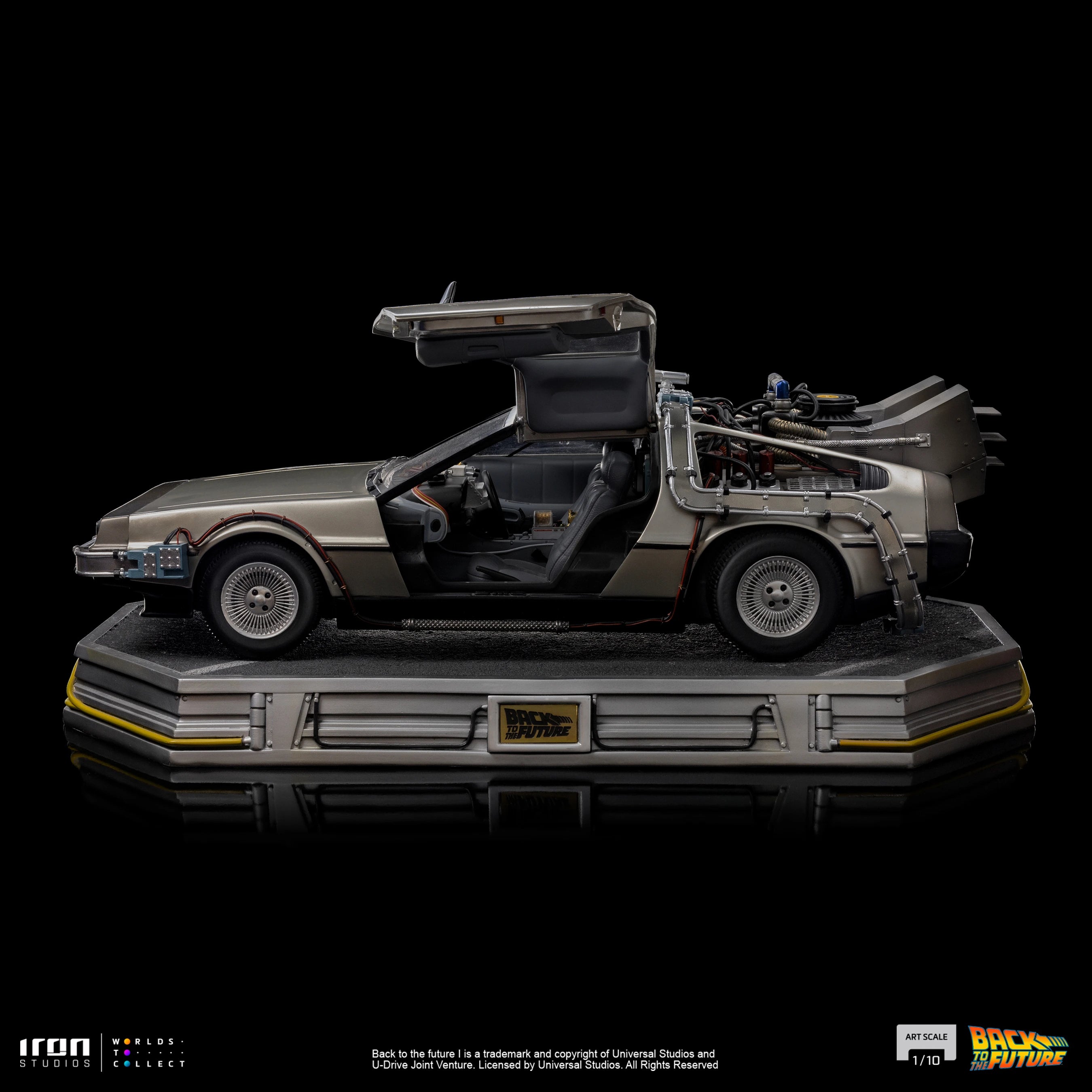 Iron Studios Artistic Limited Edition 1/10 Scale Statue of the Back to the Future DeLorean Time Machine