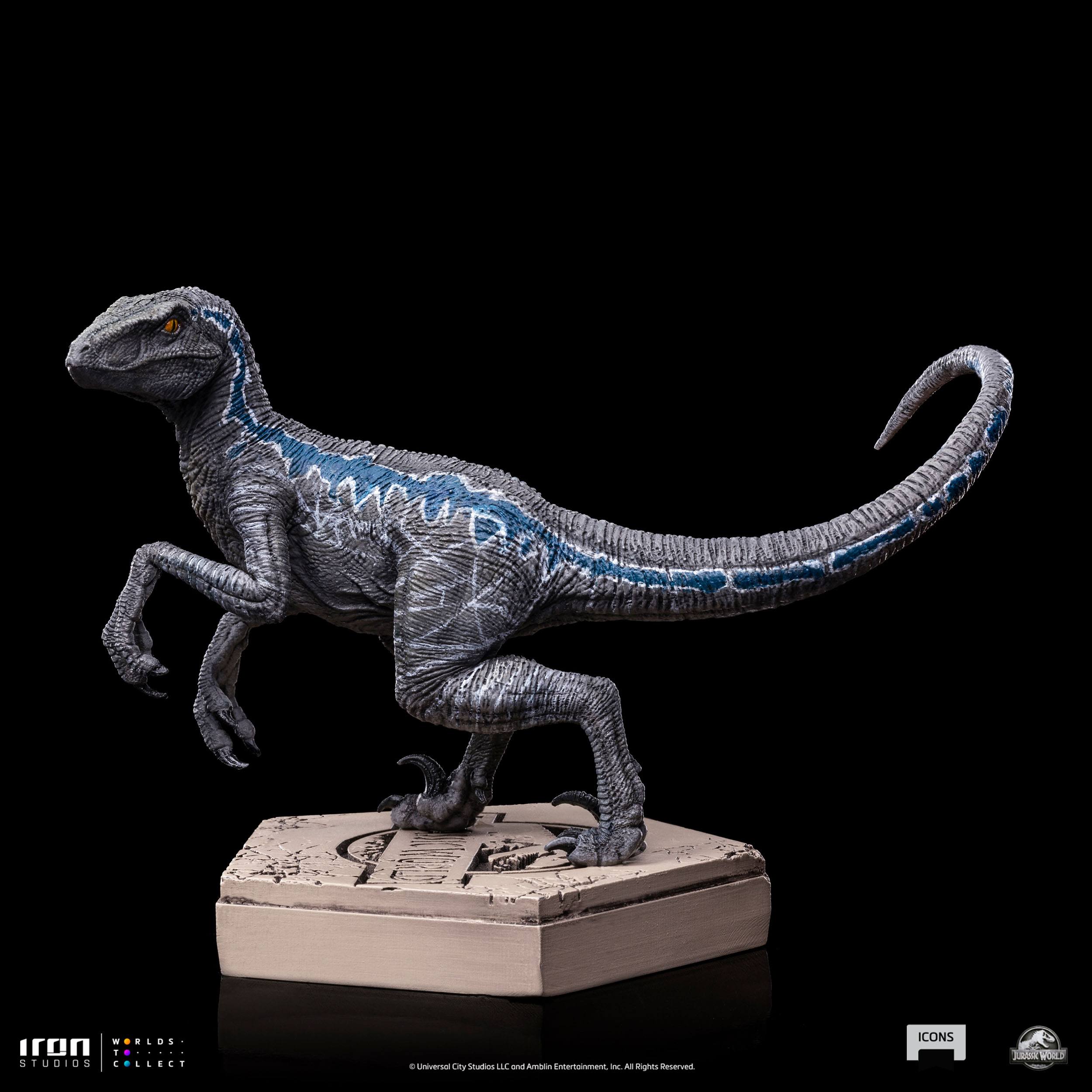 Iron Studios Jurassic World Velociraptor Blue (B) Collectible Statue