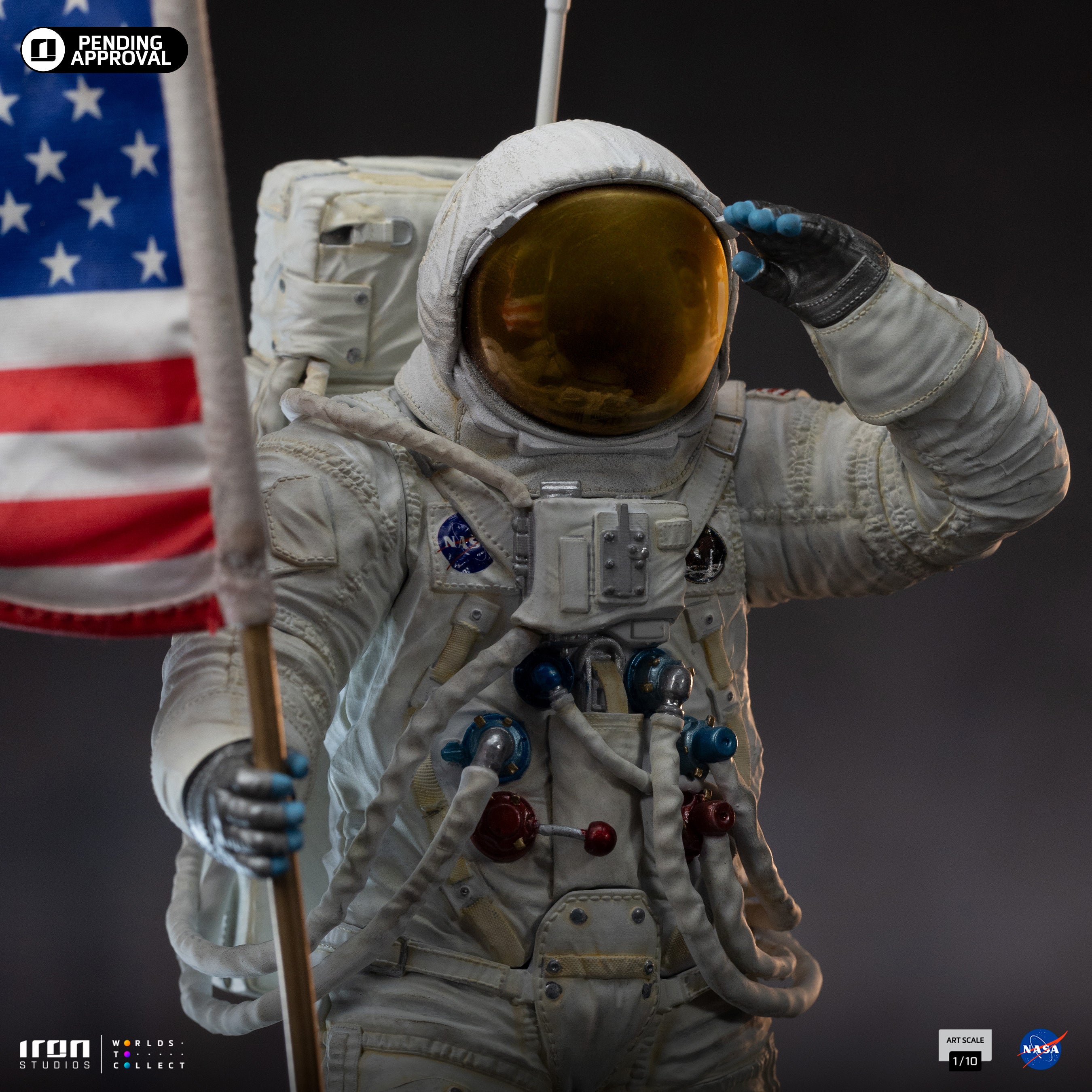 Iron Studios Limited Edition 1/10 Art Scale Apollo 11 Astronaut Statue