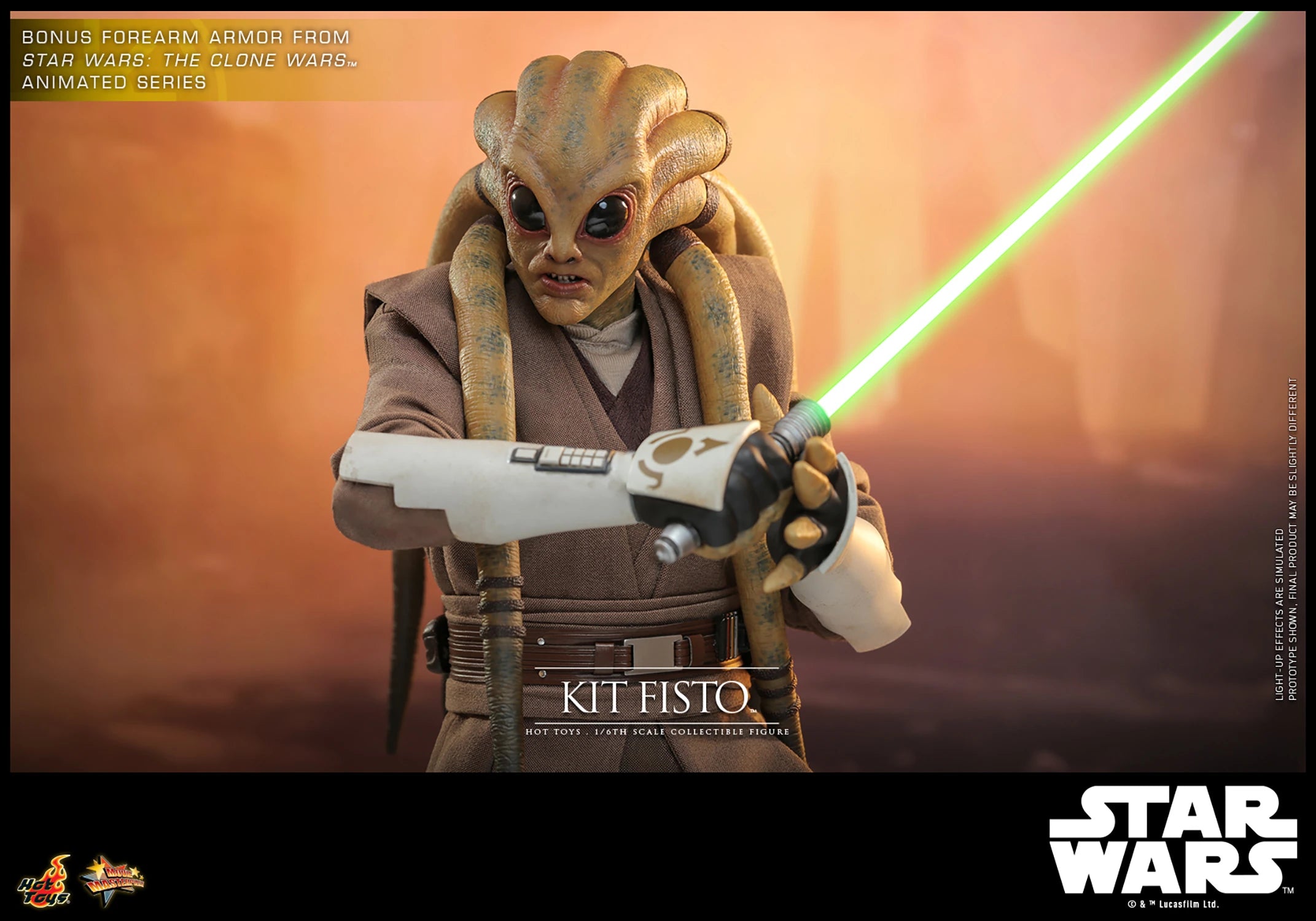 Hot Toys 1/6th Scale Collectible Star Wars Revenge of the Sith Kit Fisto Action Figure