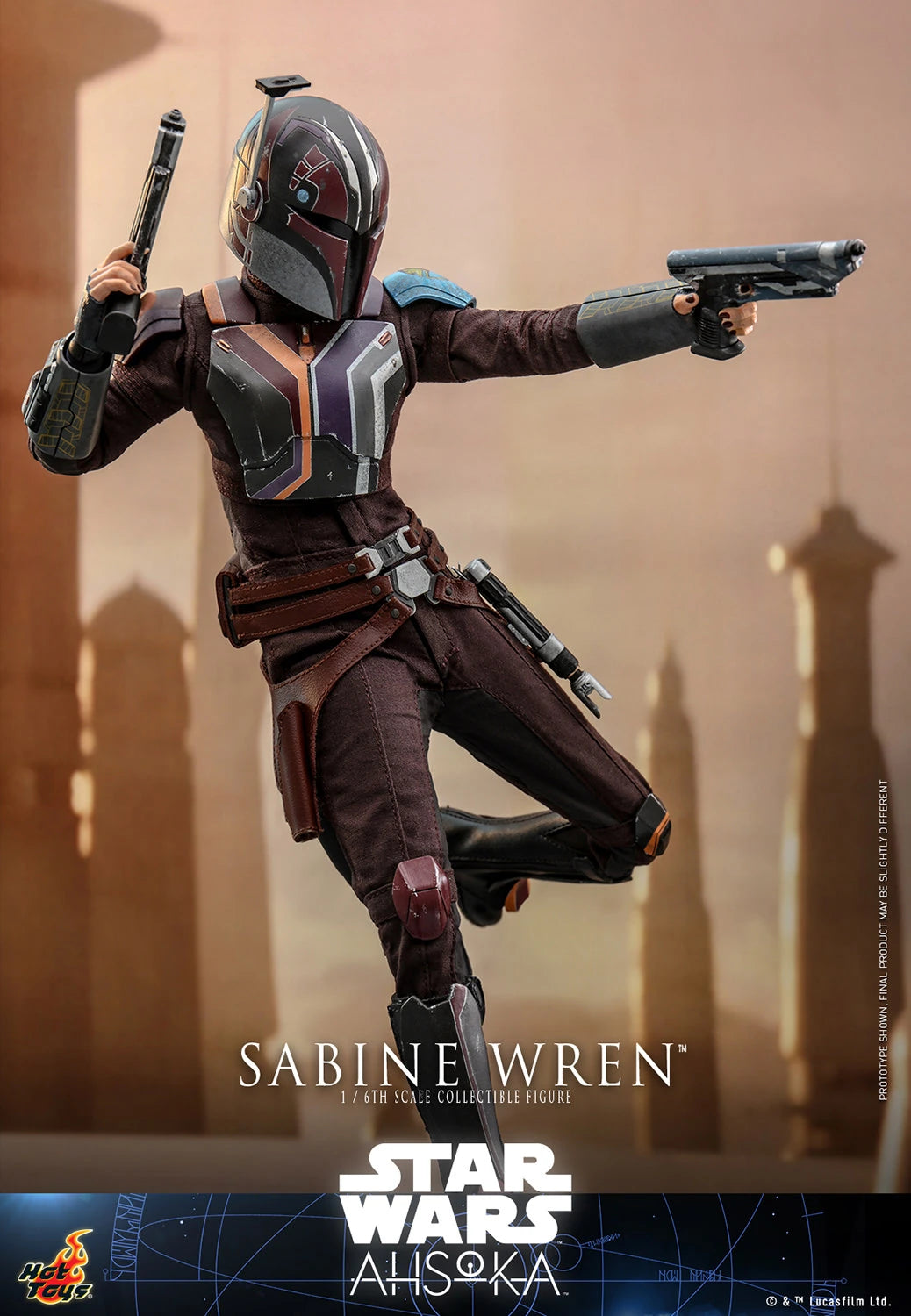 Hot Toys 1/6th Scale Collectible Figure of Sabine Wren from Star Wars Ahsoka Series