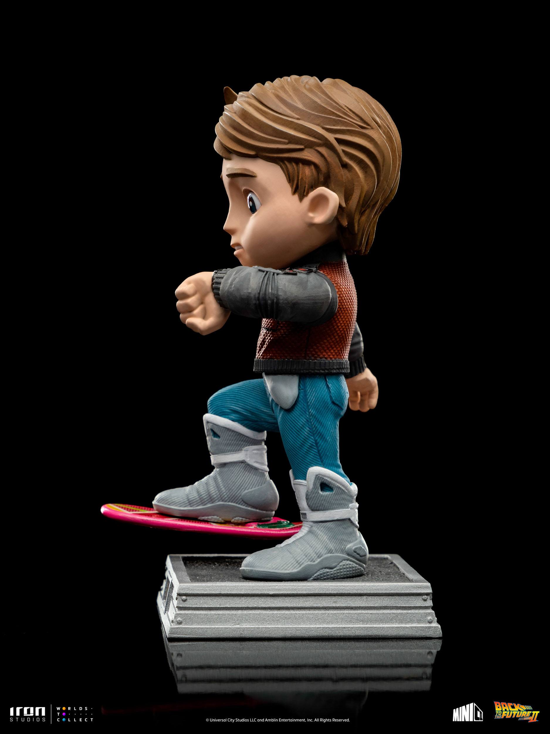 Iron Studios Collectible Back to the Future II Mini Co. PVC Action Figure of Marty McFly