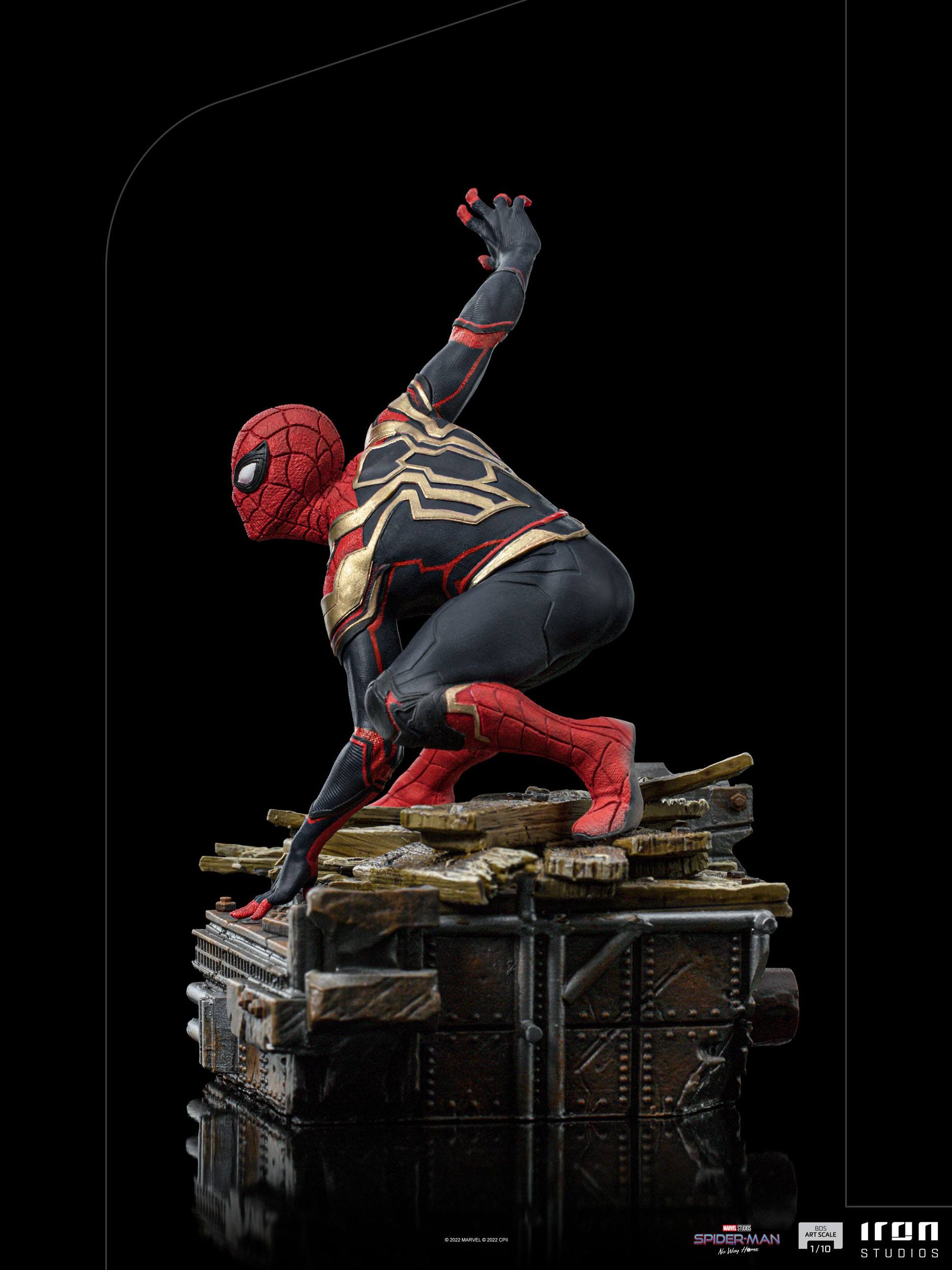 Iron Studios Collectible 1/10 Scale Deluxe Statue of Spider-Man Peter #1 from No Way Home
