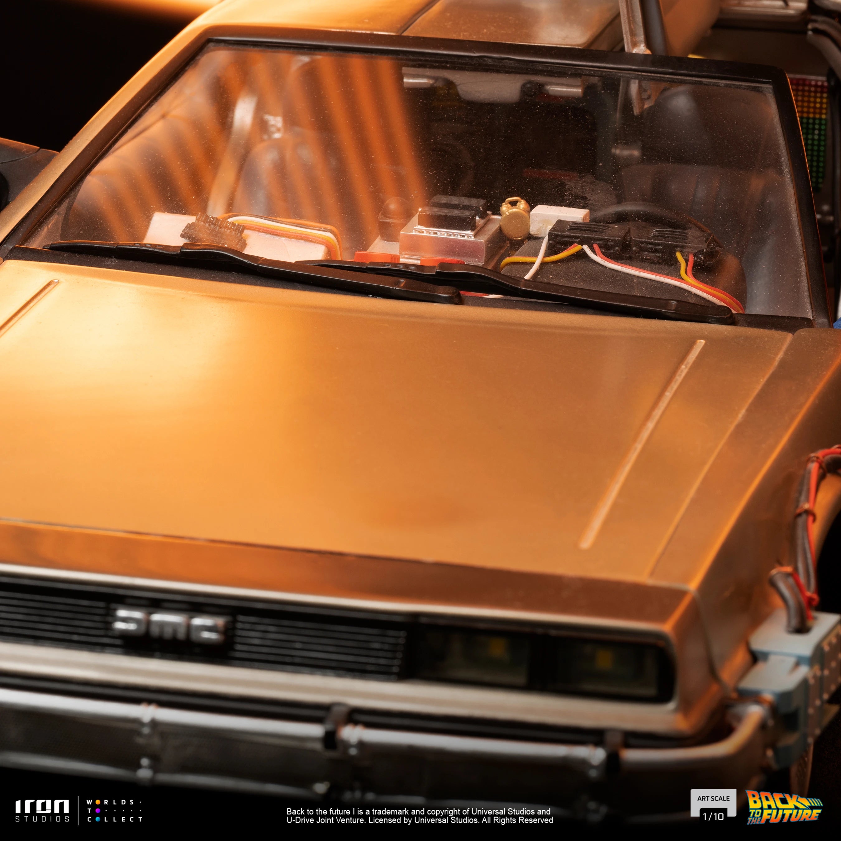 Iron Studios Artistic Limited Edition 1/10 Scale Statue of the Back to the Future DeLorean Time Machine