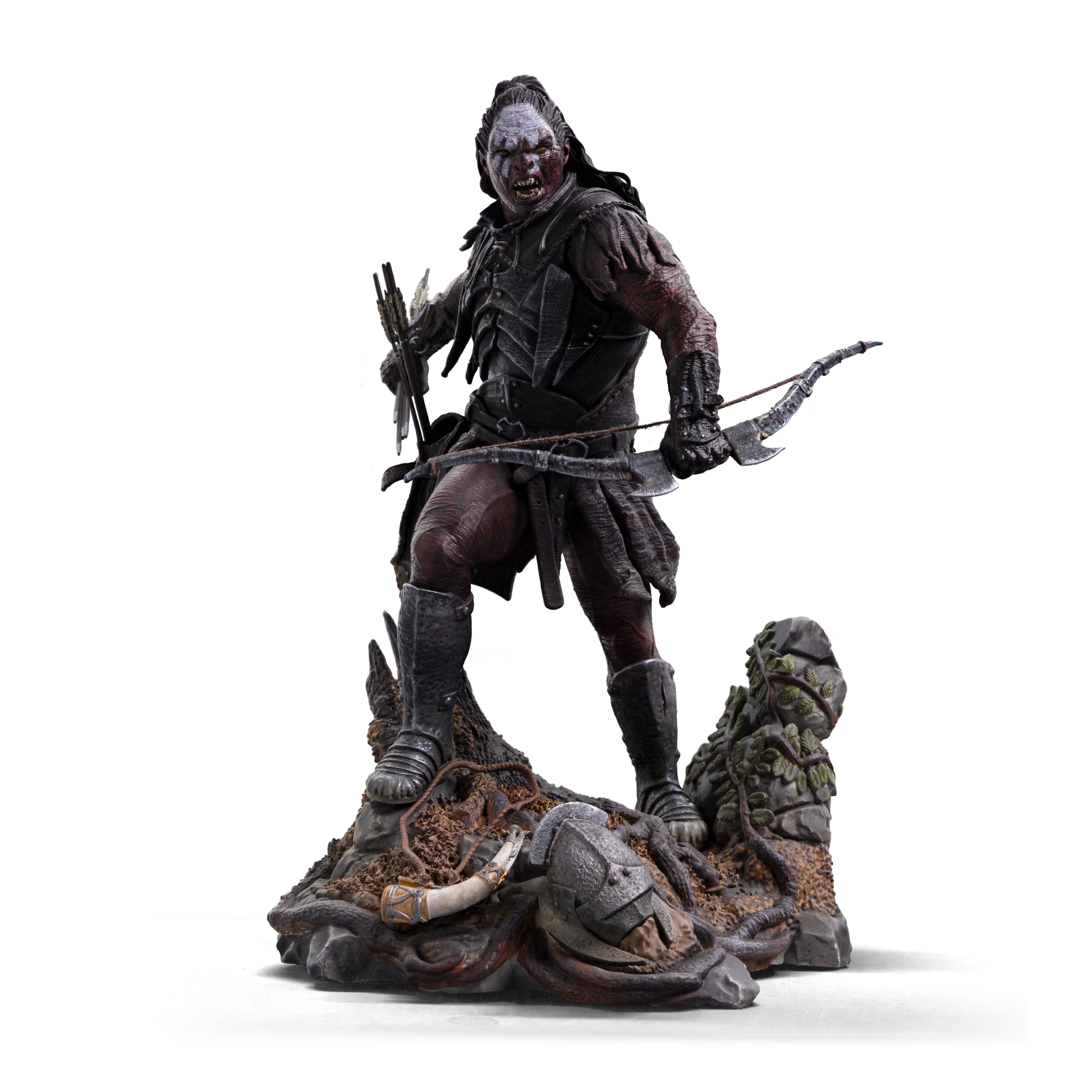 Iron Studios Collectible 1/10 Art Scale Limited Edition Statue of Lurtz, the Fierce Uruk-Hai Leader from The Lord of the Rings