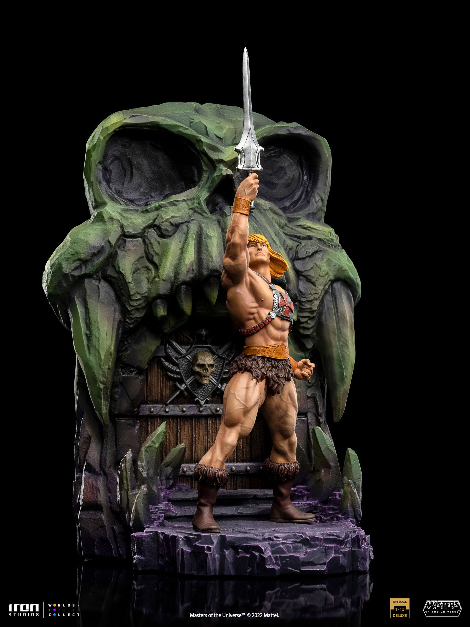 Iron Studios High - Quality 1/10 Deluxe Art Scale Collectible Statue of He - Man from Masters of the Universe