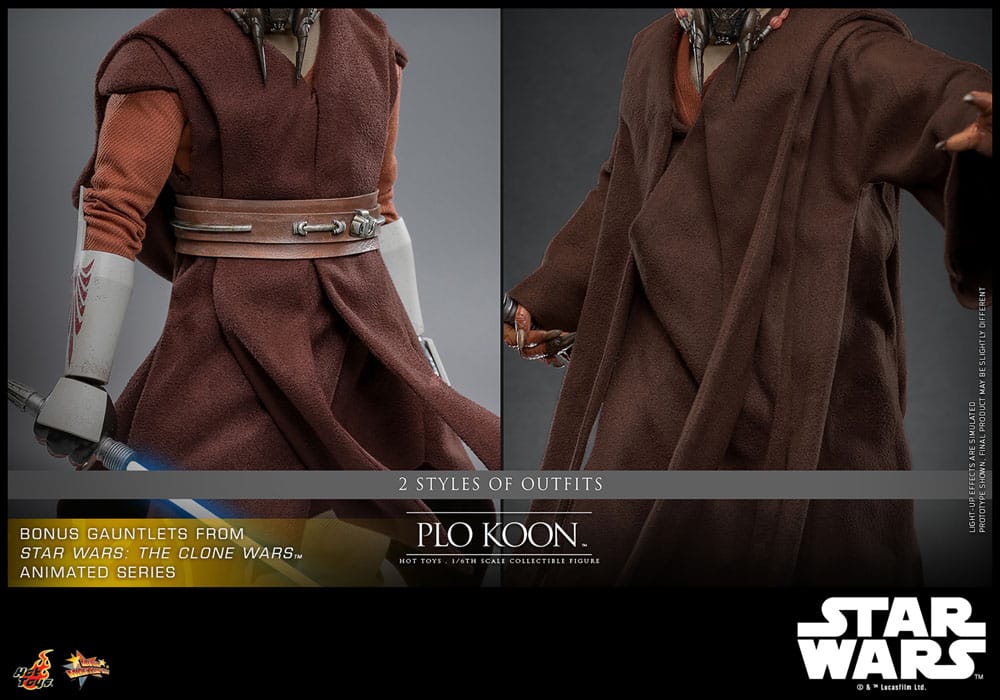 Hot Toys Highly Detailed 1/6th Scale Collectible Figure of Plo Koon from Star Wars: Revenge of the Sith