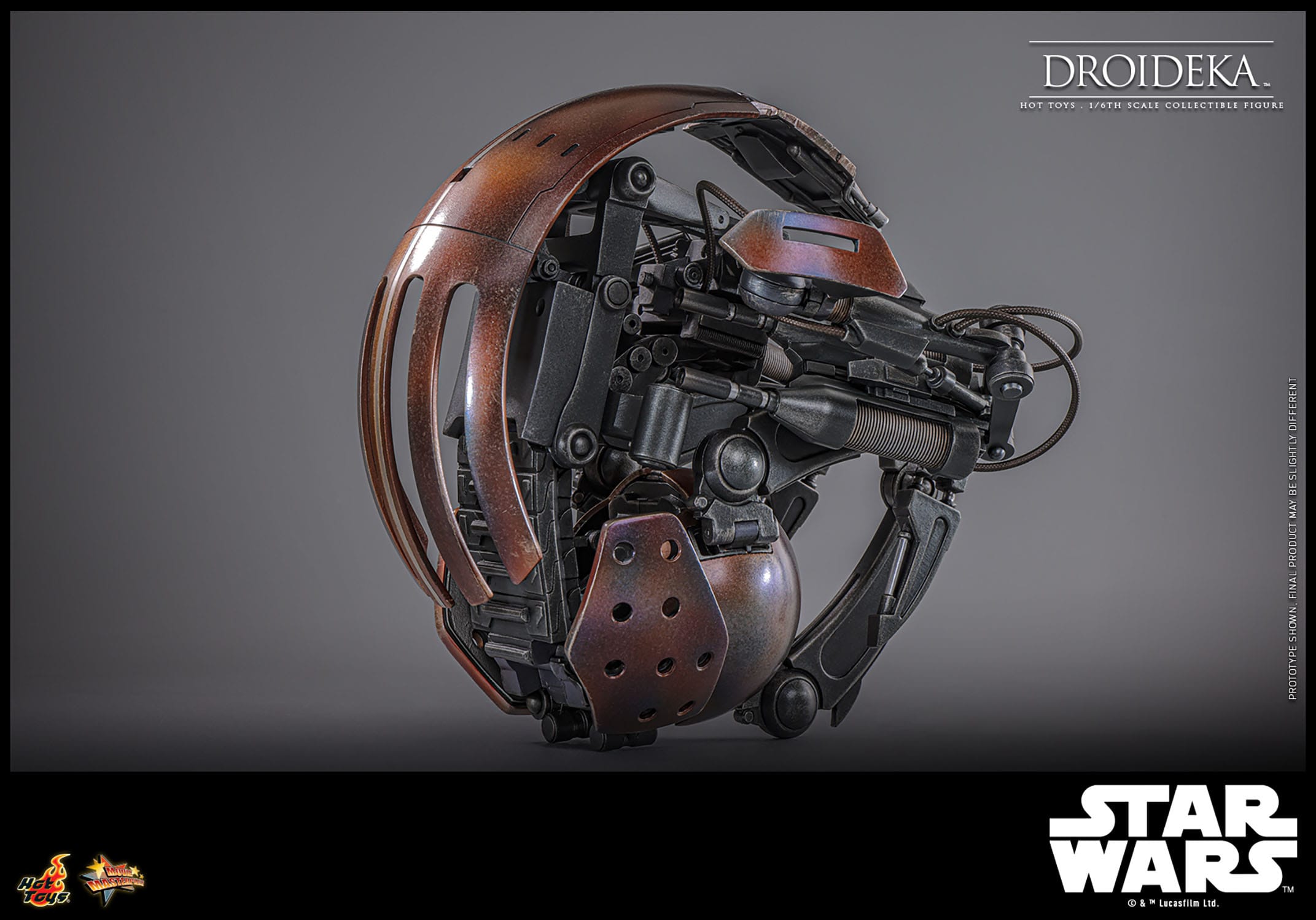 Hot Toys 1/6th Scale Star Wars The Phantom Menace Destructive Droideka Figure