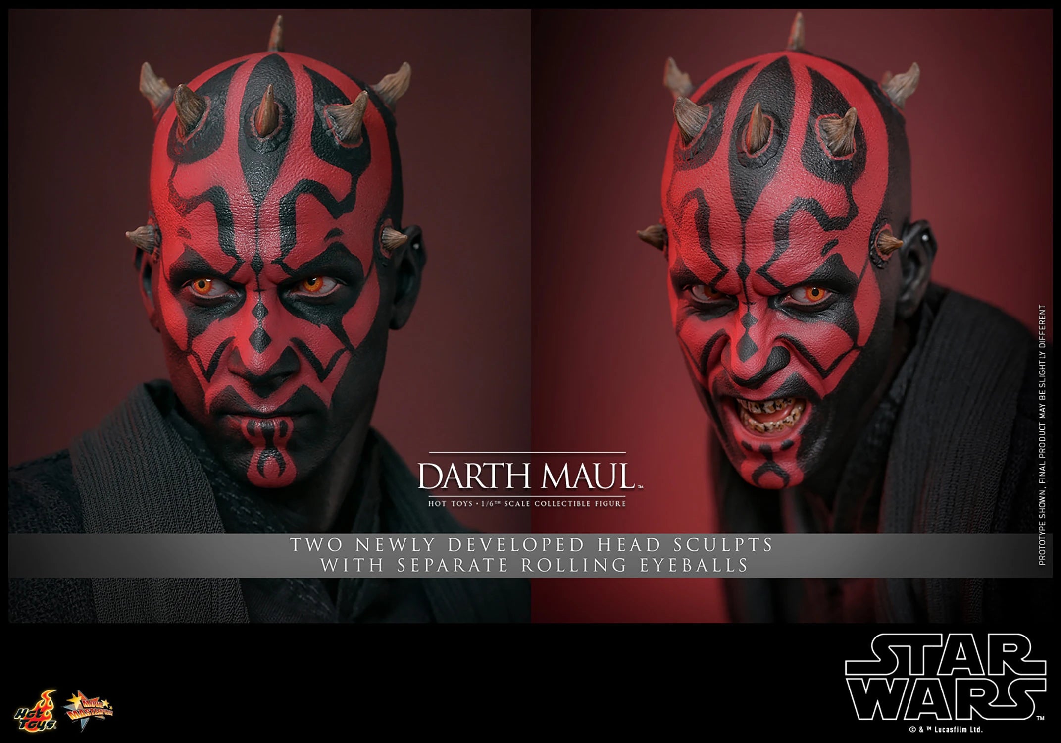 Hot Toys 1/6th Scale Collectible Action Figure of Darth Maul from Star Wars: The Phantom Menace