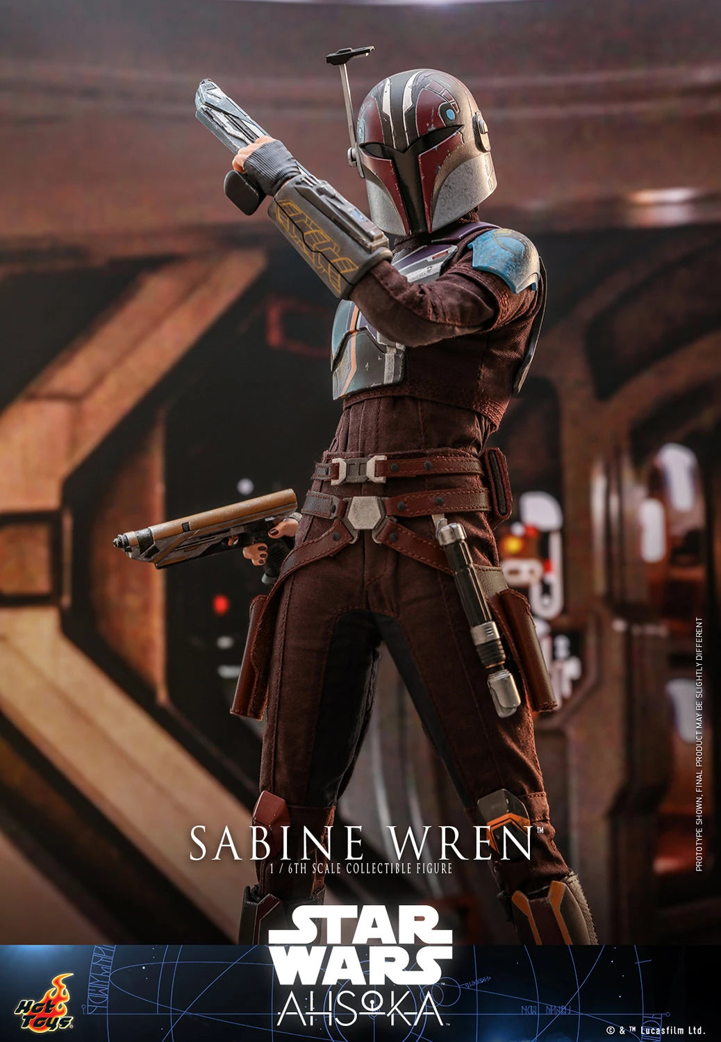 Hot Toys 1/6th Scale Collectible Figure of Sabine Wren from Star Wars Ahsoka Series