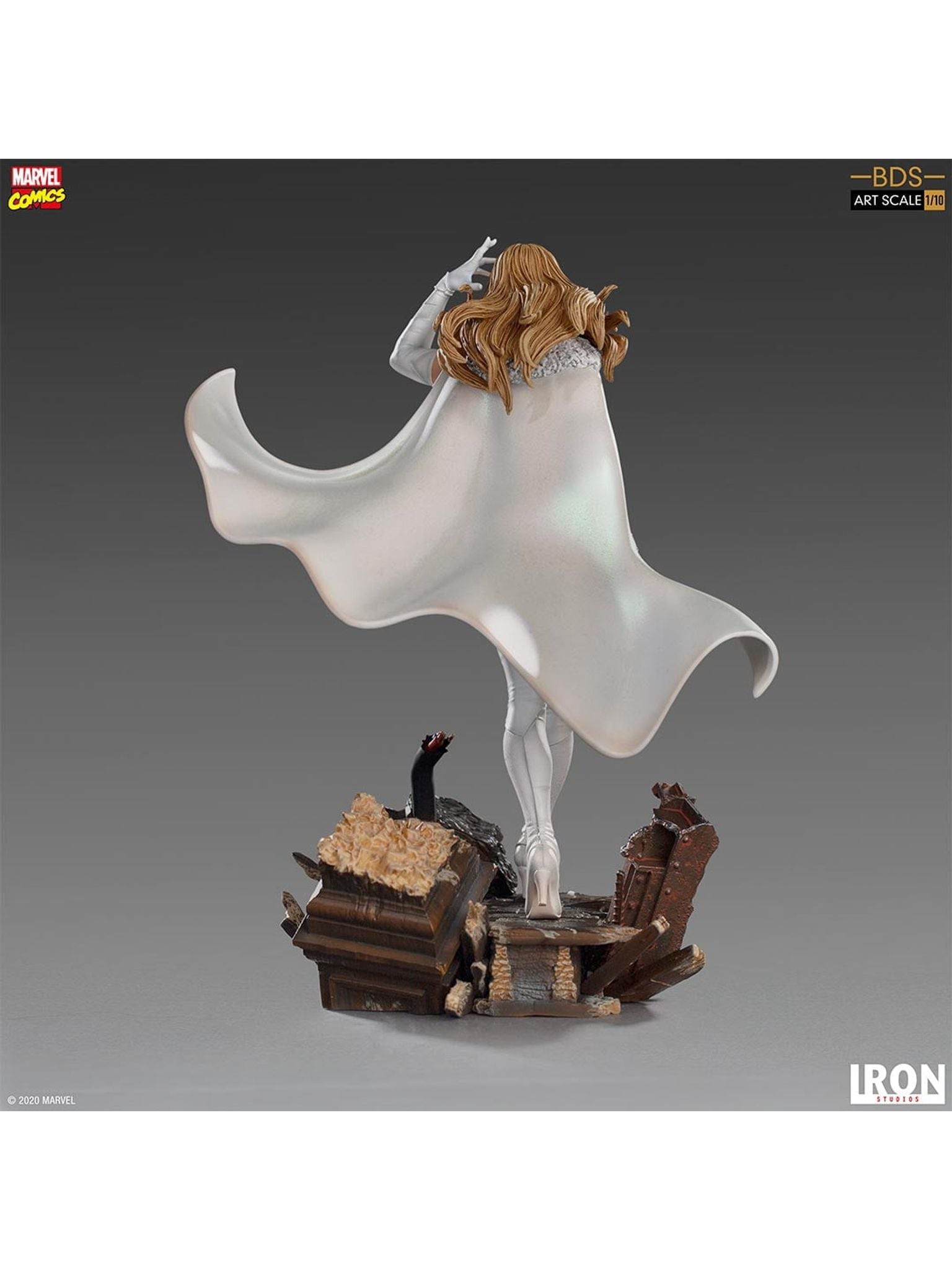 Iron Studios High - Quality 1/10 Scale Marvel Comics BDS Artistic Statue of Emma Frost, the White Queen