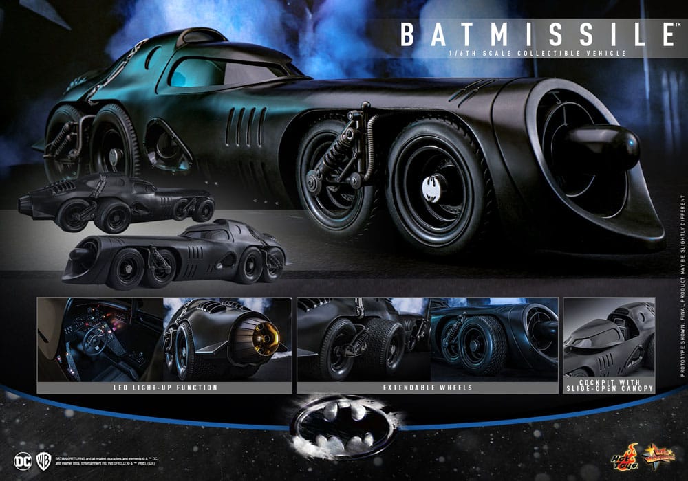 Hot Toys 1/6th Scale Movie Masterpiece Collectible Vehicle - Batman Returns Batmissile