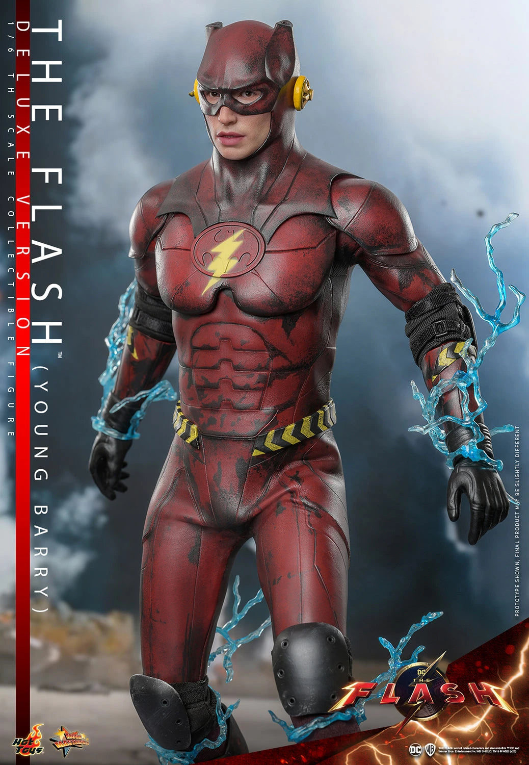 Hot Toys Deluxe 1/6th Scale Collectible Figure of The Flash Movie's Young Barry Allen