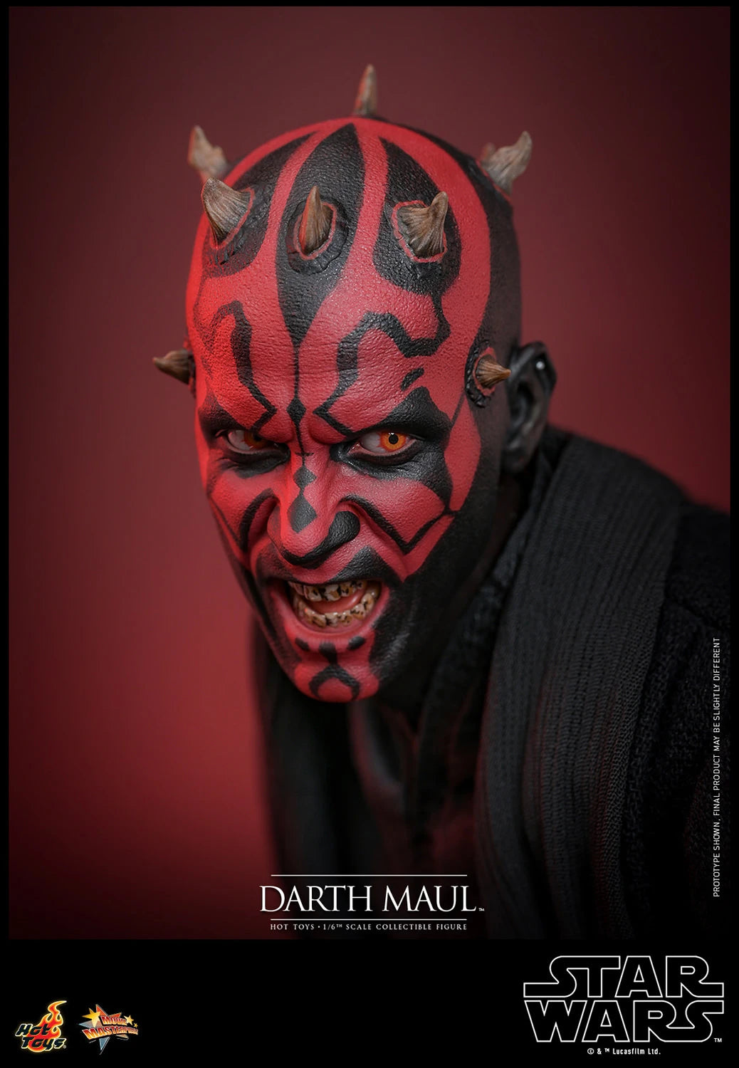 Hot Toys 1/6th Scale Collectible Action Figure of Darth Maul from Star Wars: The Phantom Menace