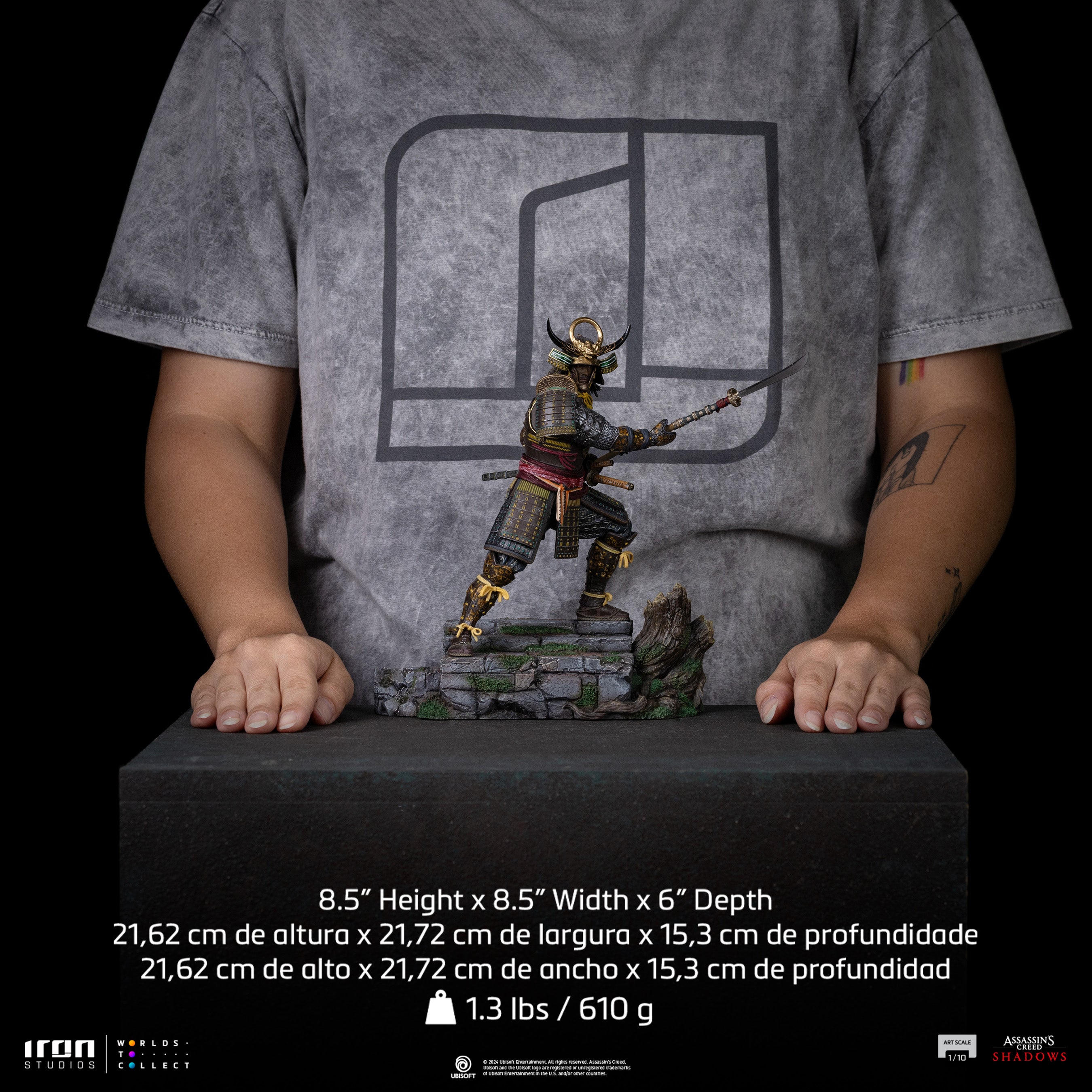 Iron Studios 1/10 Art Scale Limited Edition Assassin's Creed Shadows Yasuke Statue