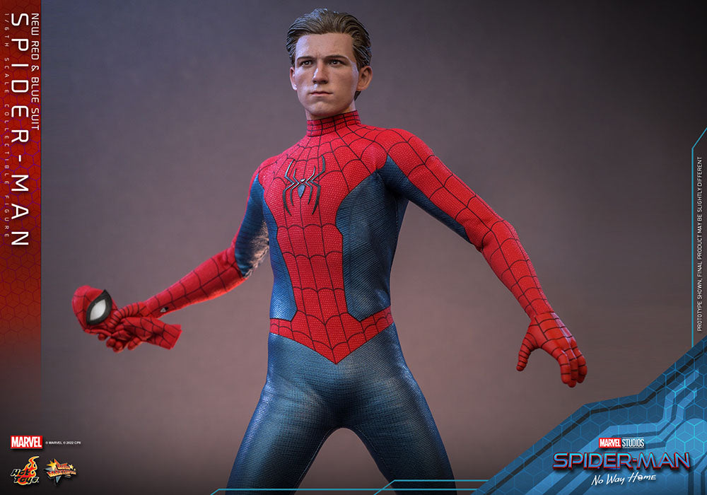 Hot Toys 1/6 Scale New Red and Blue Suit Spider-Man from No Way Home