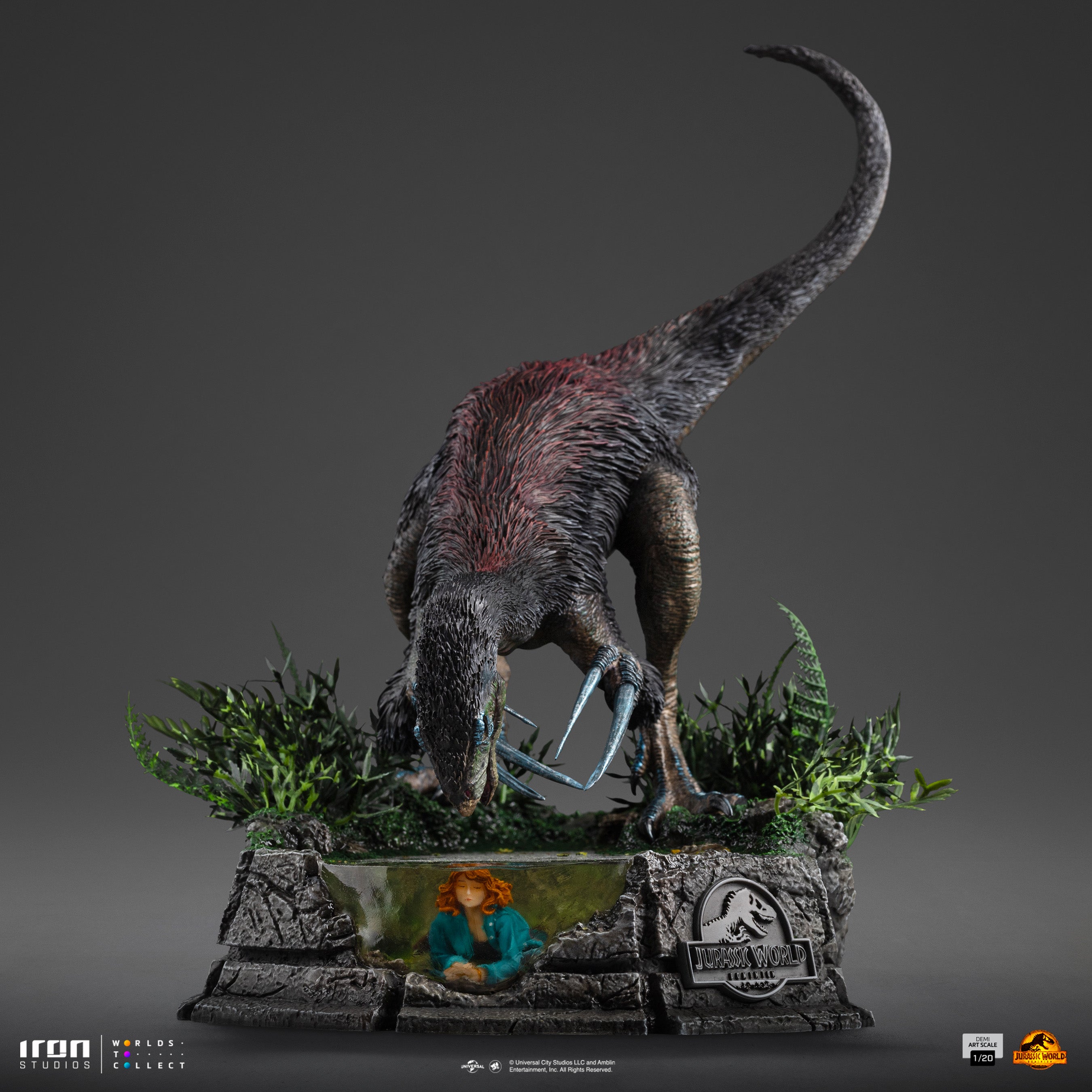 Iron Studios Collectible Limited Edition Jurassic World Therizinosaurus Statue in 1/20 Art Scale
