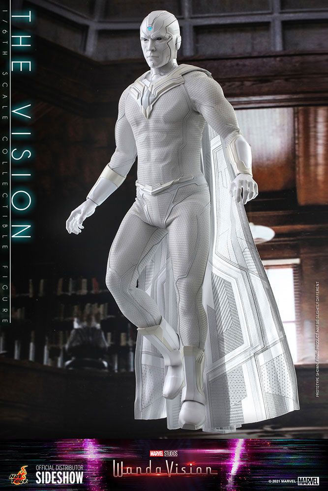 Hot Toys 1/6 Scale WandaVision Action Figure - All - White The Vision