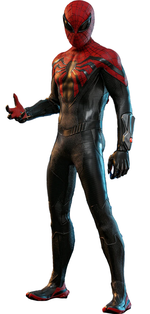 Hot Toys Collectible 1/6th Scale Figure of Marvel's Spider - Man 2 Spider - Man in Superior Suit