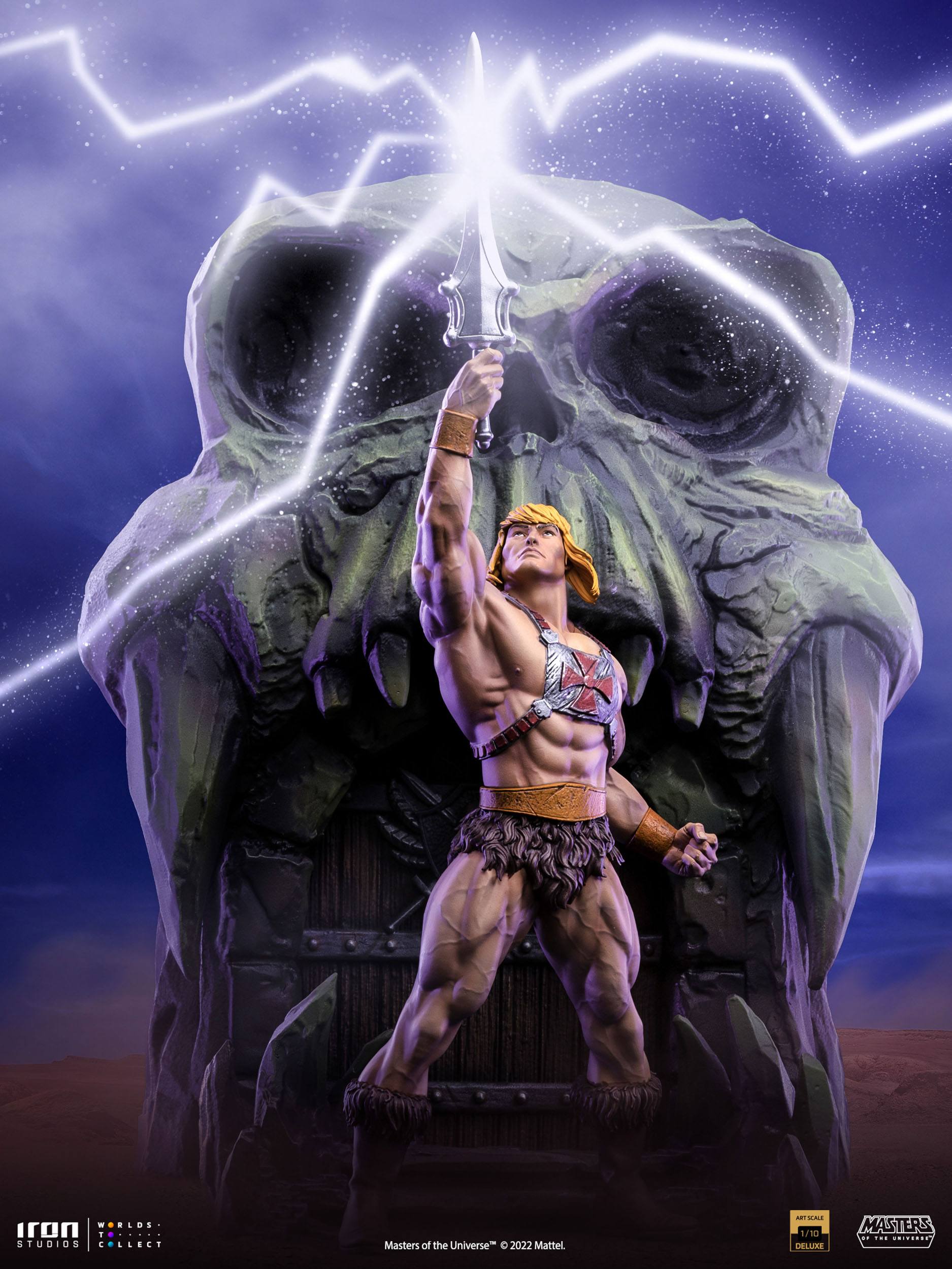 Iron Studios High - Quality 1/10 Deluxe Art Scale Collectible Statue of He - Man from Masters of the Universe