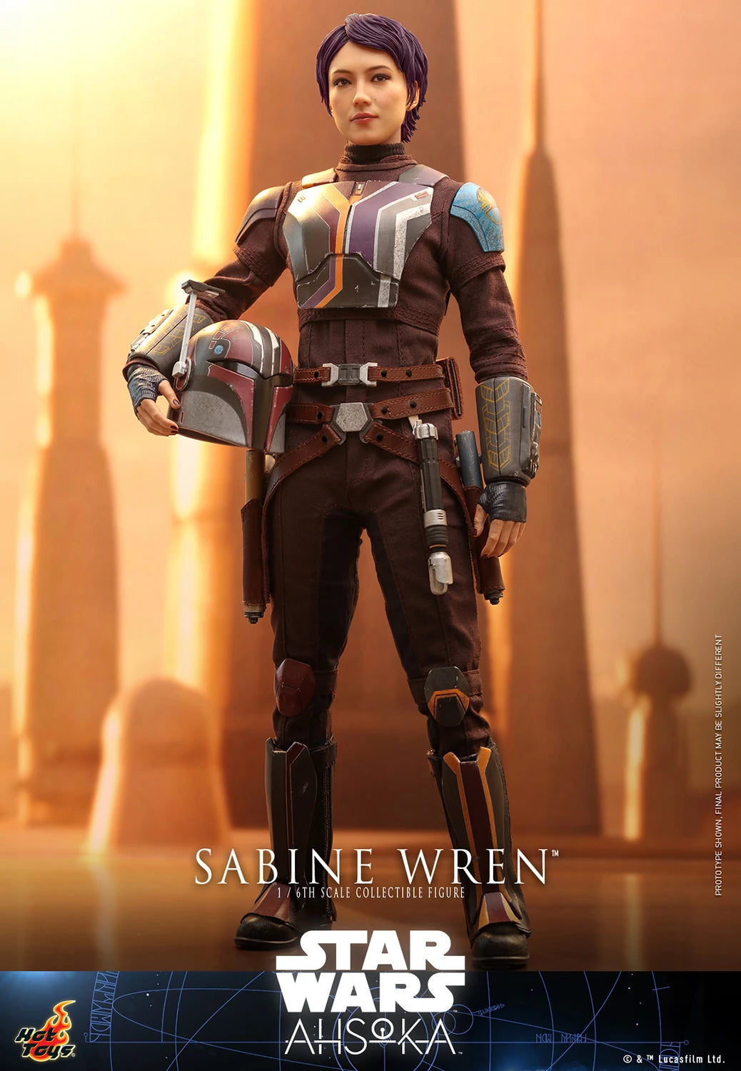 Hot Toys 1/6th Scale Collectible Figure of Sabine Wren from Star Wars Ahsoka Series