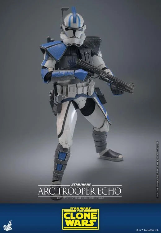 Hot Toys 1/6th Scale Collectible Star Wars The Clone Wars Action Figure - ARC Trooper Echo