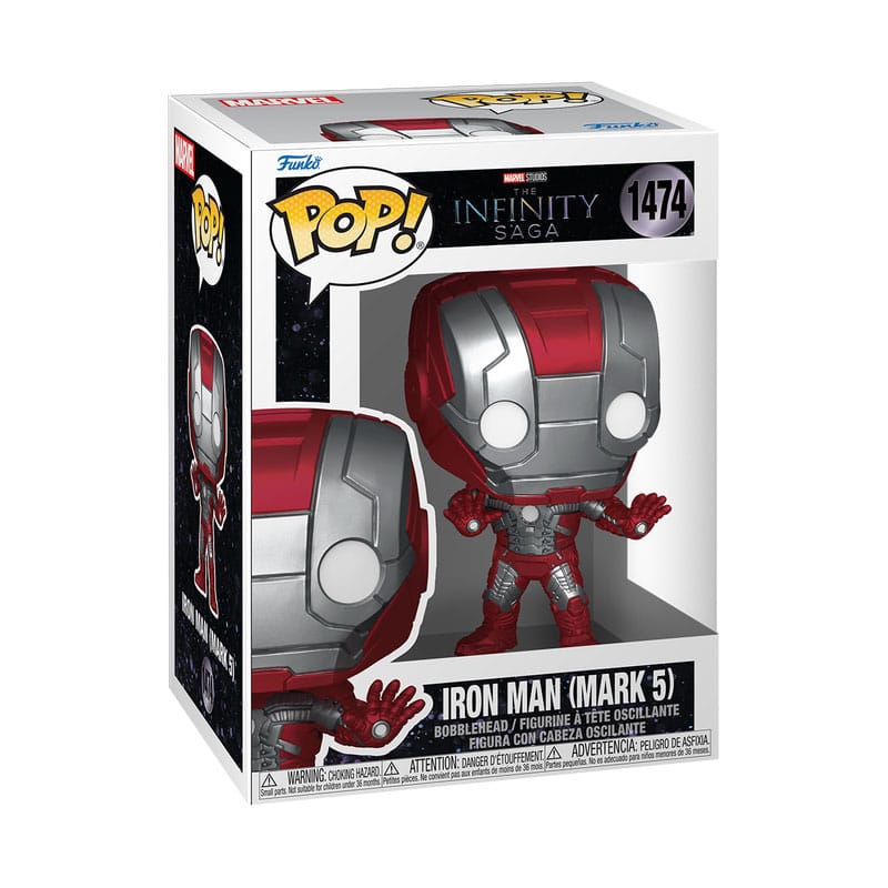 Funko POP! Vinyl Figure - Iron Man (Mark 5) from Marvel MCU's Infinity Saga