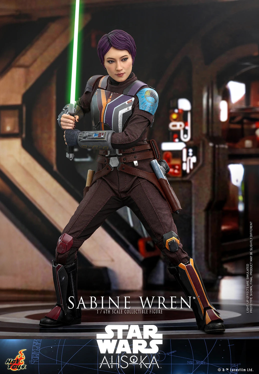 Hot Toys 1/6th Scale Collectible Figure of Sabine Wren from Star Wars Ahsoka Series