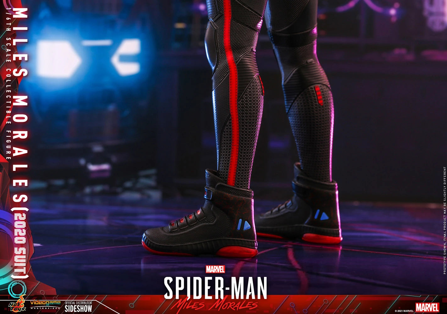 Hot Toys Collectible 1/6th Scale Action Figure of Miles Morales in 2020 Suit from Spider-Man Into the Spider-Verse