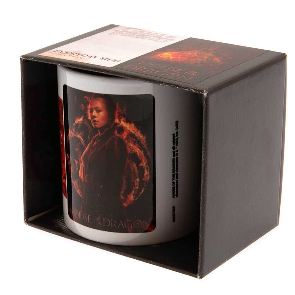 Fire And Blood Themed Ceramic Mug from House Of The Dragon