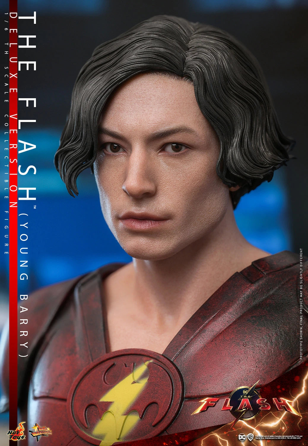 Hot Toys Deluxe 1/6th Scale Collectible Figure of The Flash Movie's Young Barry Allen