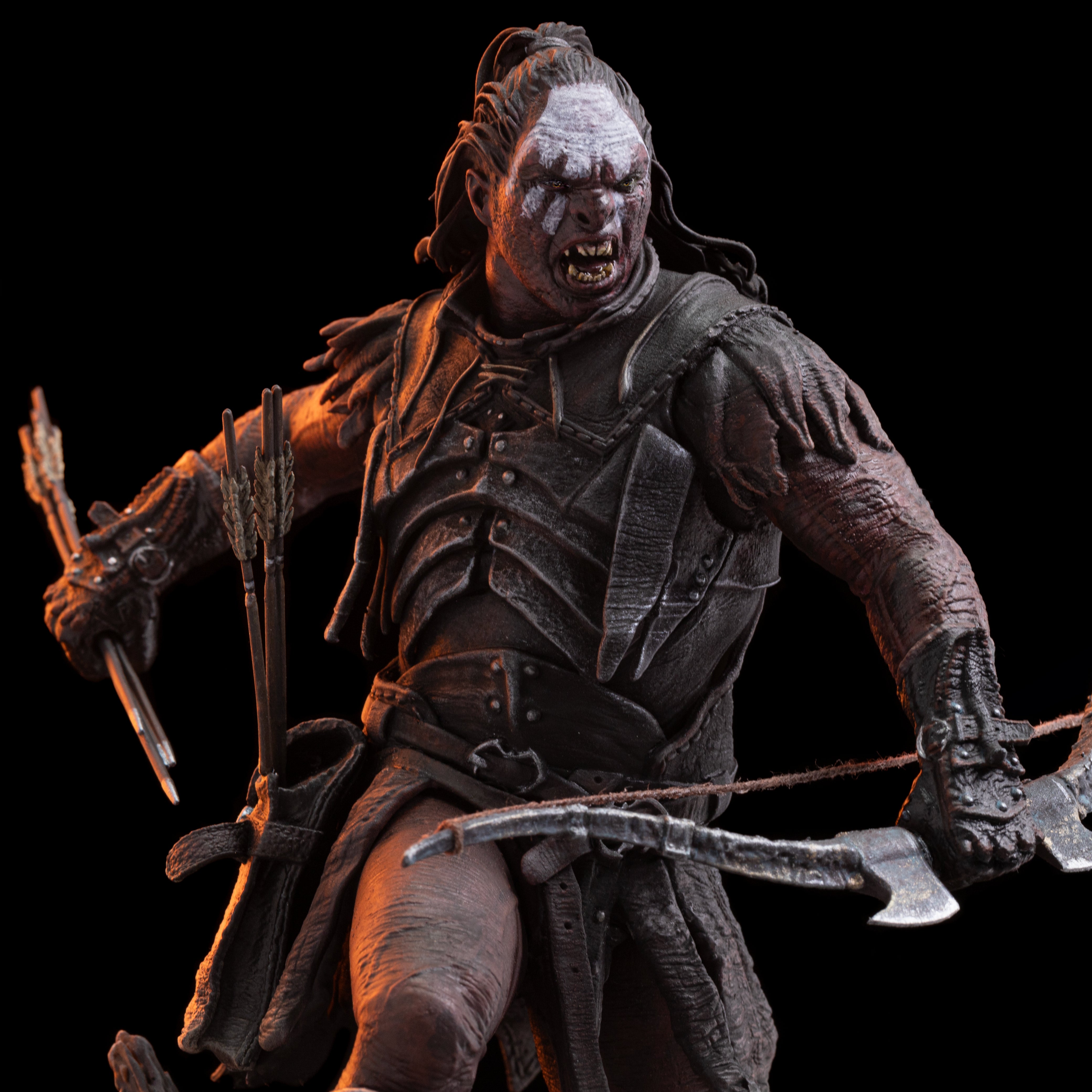 Iron Studios Collectible 1/10 Art Scale Limited Edition Statue of Lurtz, the Fierce Uruk-Hai Leader from The Lord of the Rings