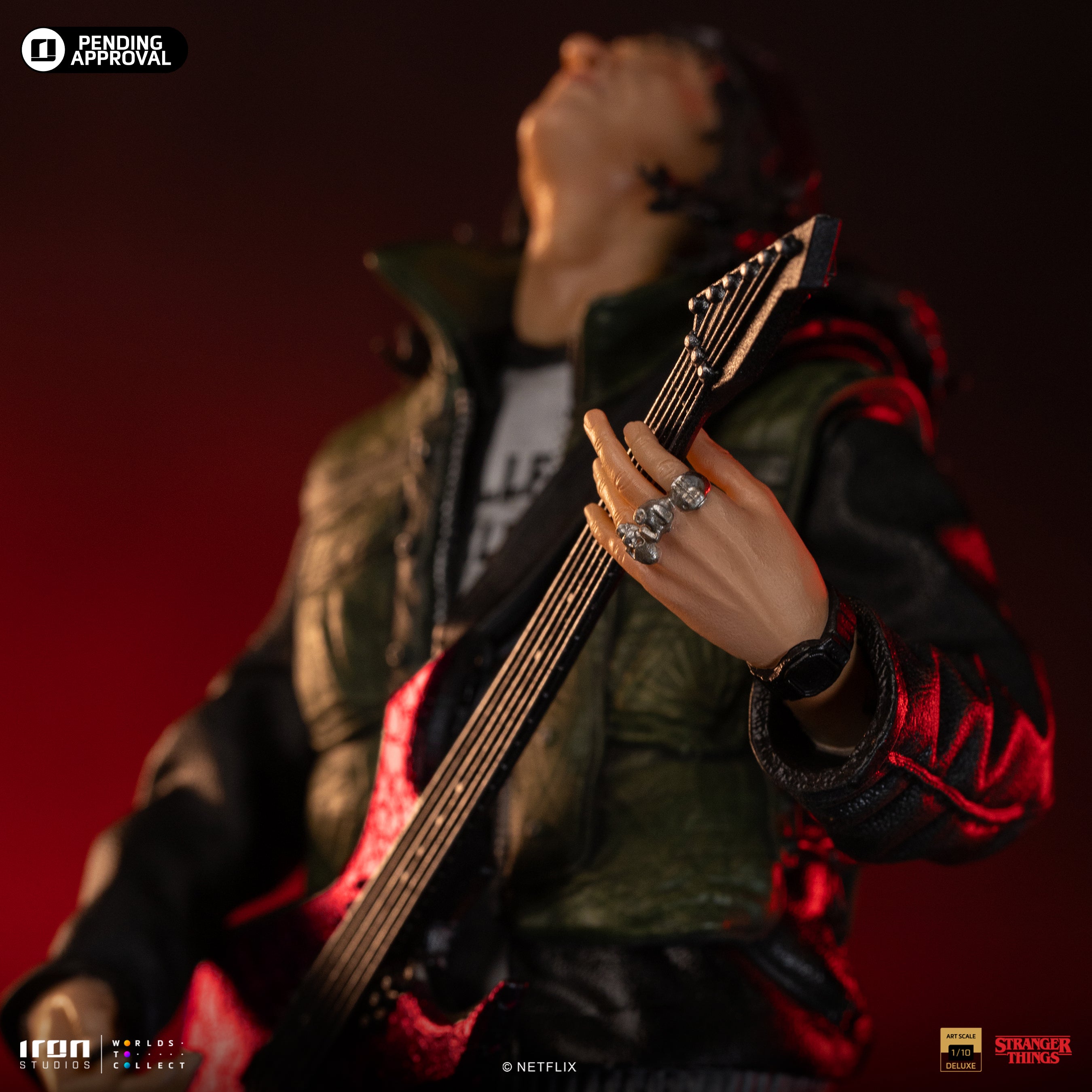 Iron Studios 1/10 Scale Limited Edition Deluxe Stranger Things Eddie Munson Statue