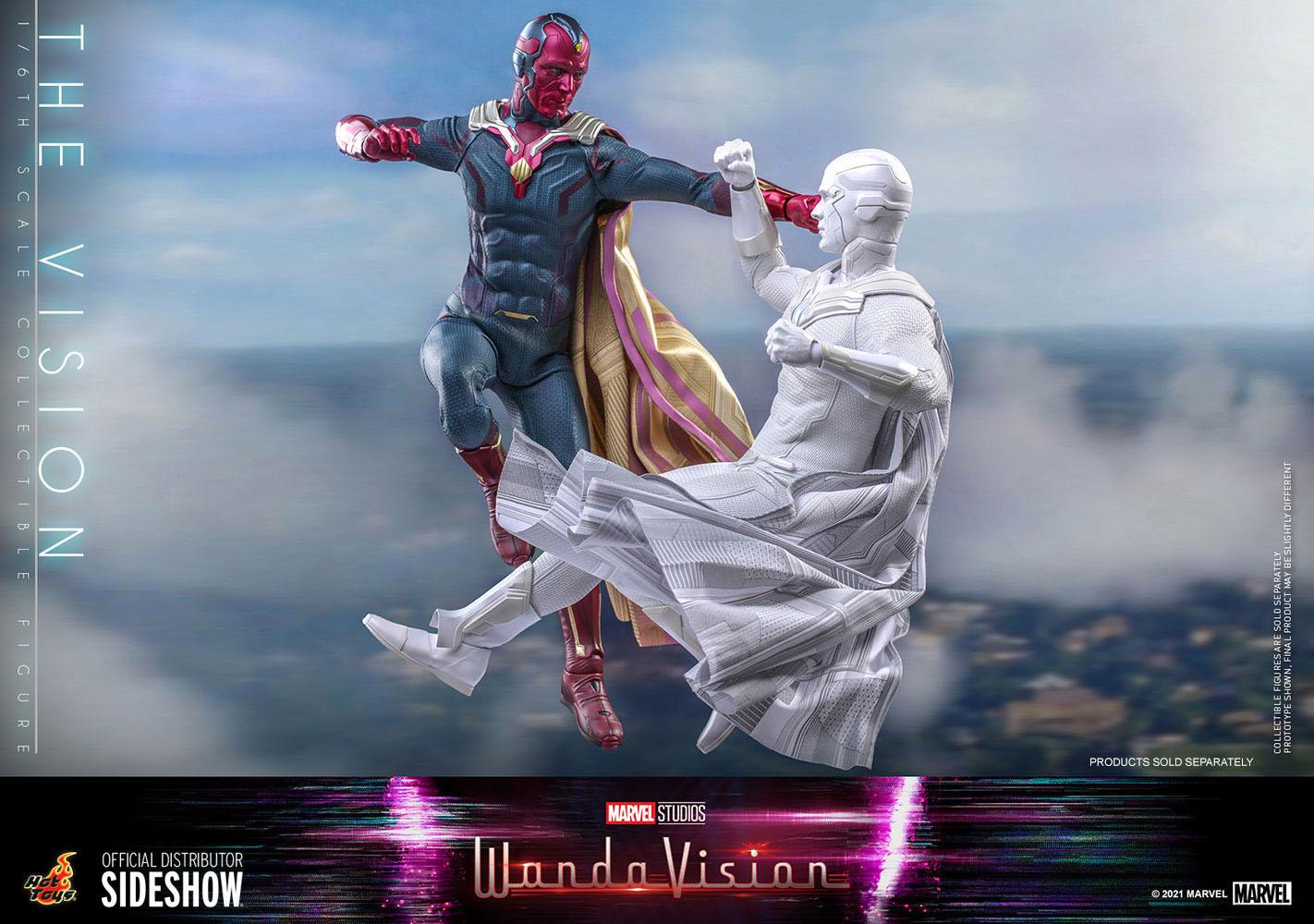 Hot Toys 1/6 Scale WandaVision Action Figure - All - White The Vision