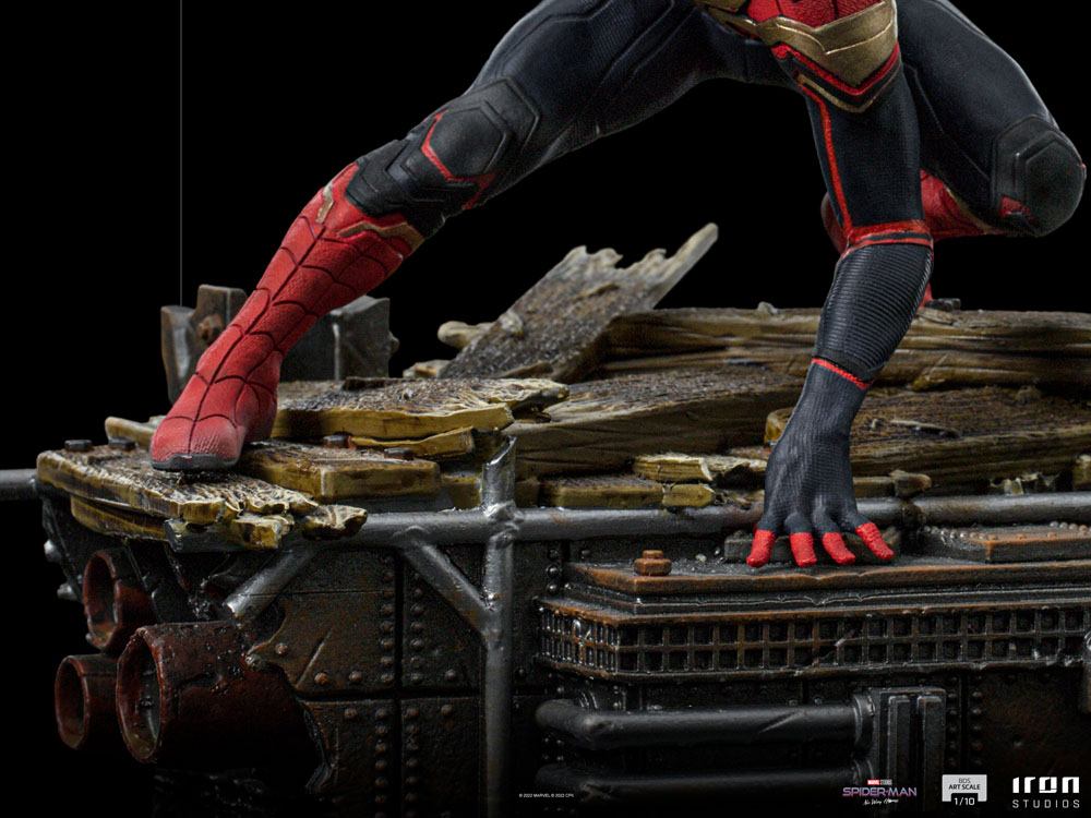 Iron Studios Collectible 1/10 Scale Deluxe Statue of Spider-Man Peter #1 from No Way Home