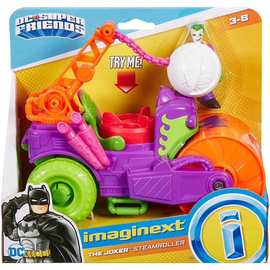 Imaginext DC Super Friends Joker's Wrecking Steamroller Set