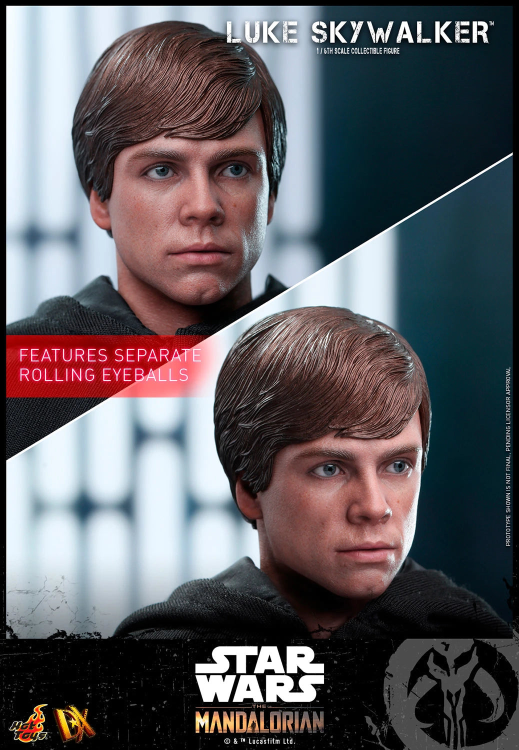 Hot Toys 1/6th Scale Collectible Luke Skywalker Jedi Knight Action Figure