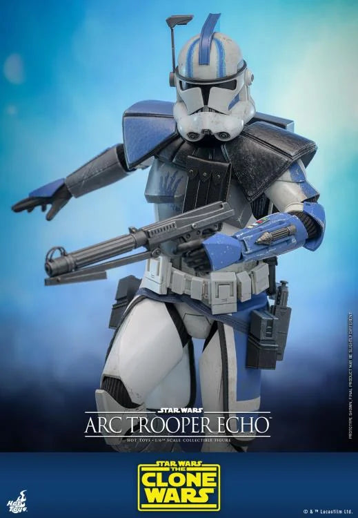 Hot Toys 1/6th Scale Collectible Star Wars The Clone Wars Action Figure - ARC Trooper Echo