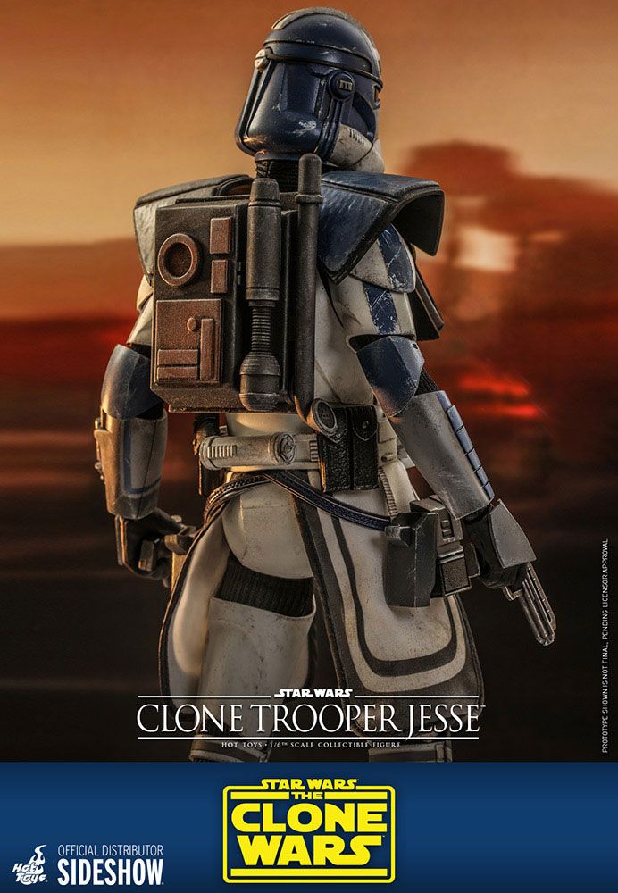 Hot Toys 1/6th Scale Star Wars Clone Wars Clone Trooper Jesse Collectible Figure