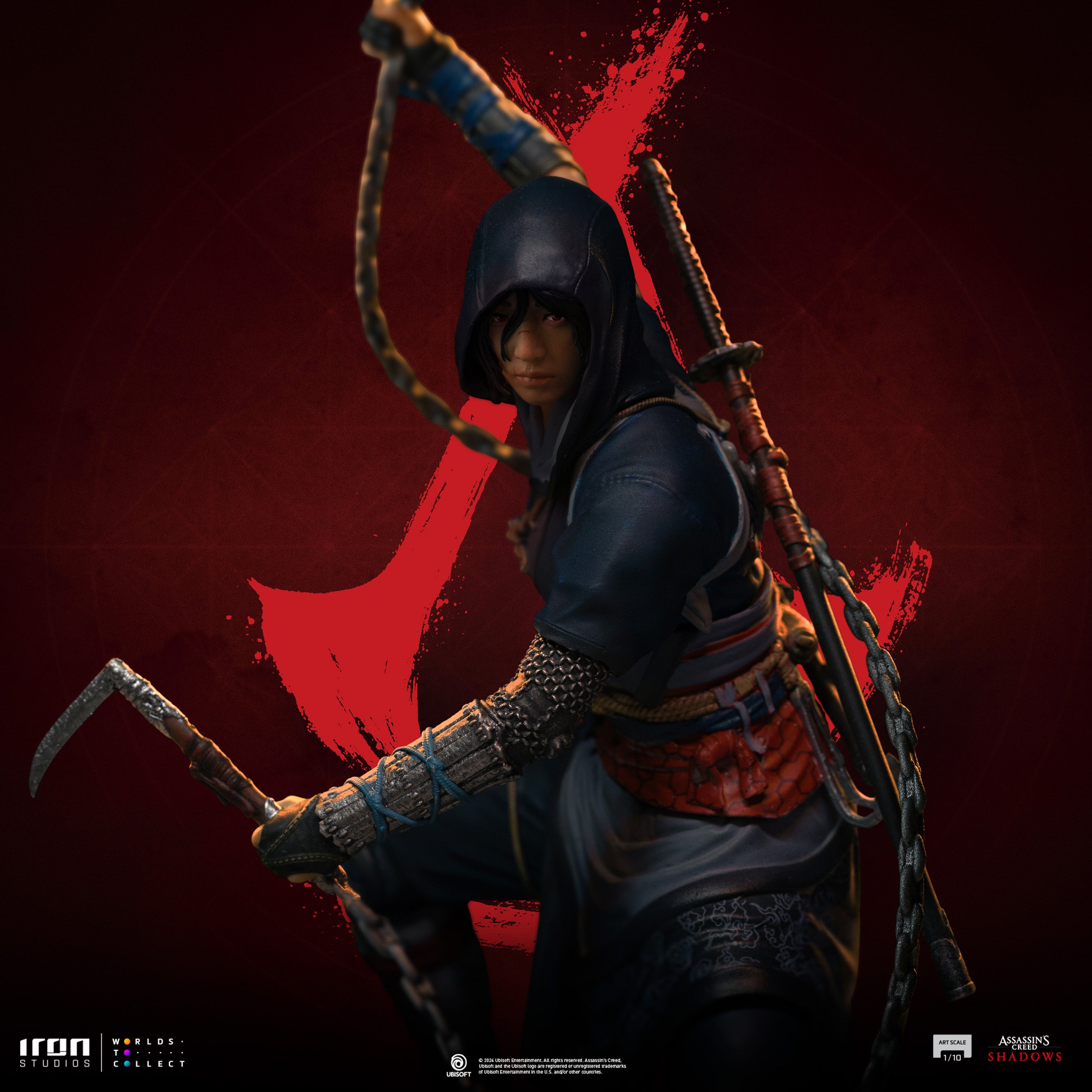 Limited Edition 1/10 Art Scale Iron Studios Assassin's Creed Shadows Naoe Collectible Statue