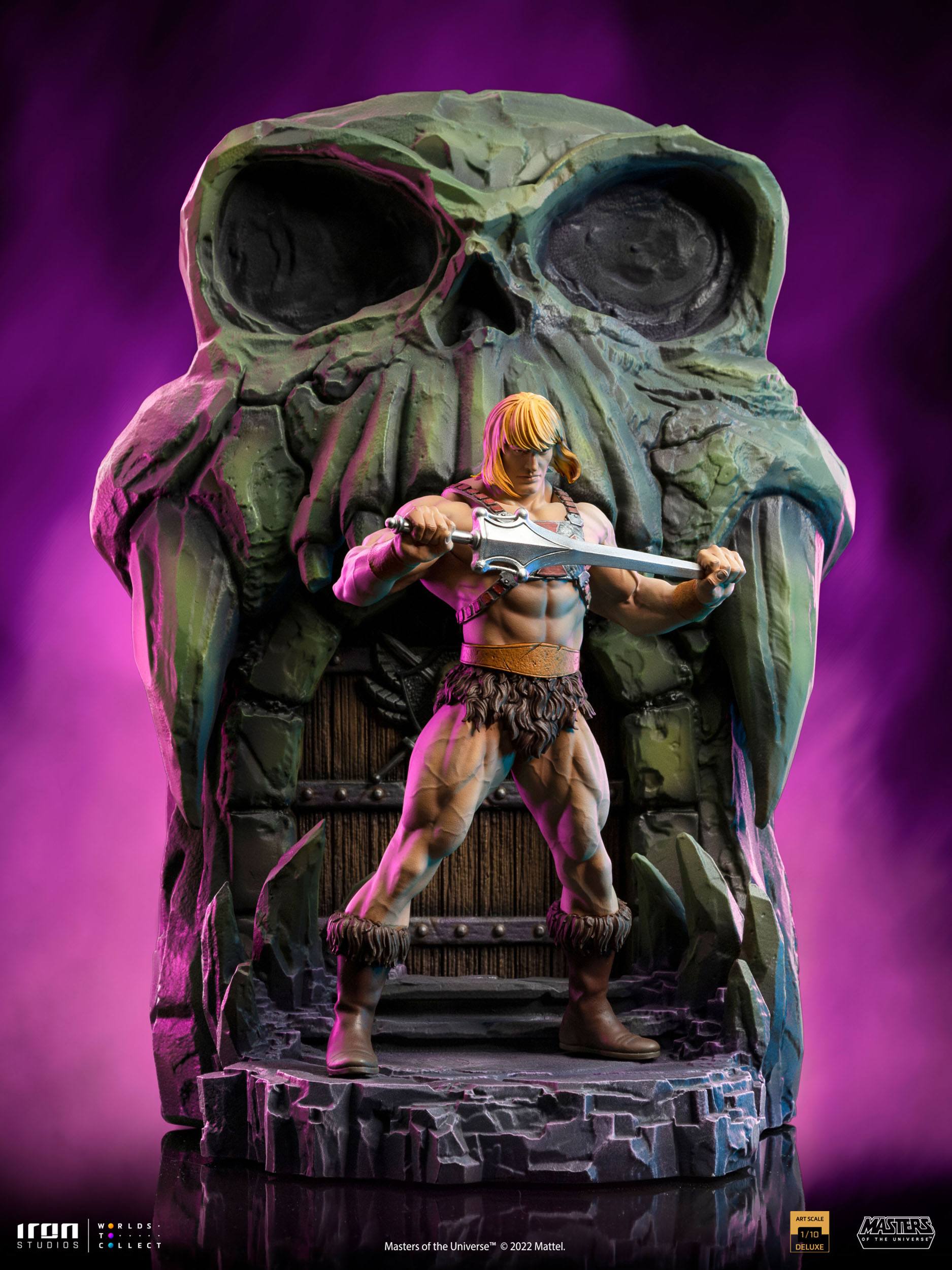 Iron Studios High - Quality 1/10 Deluxe Art Scale Collectible Statue of He - Man from Masters of the Universe
