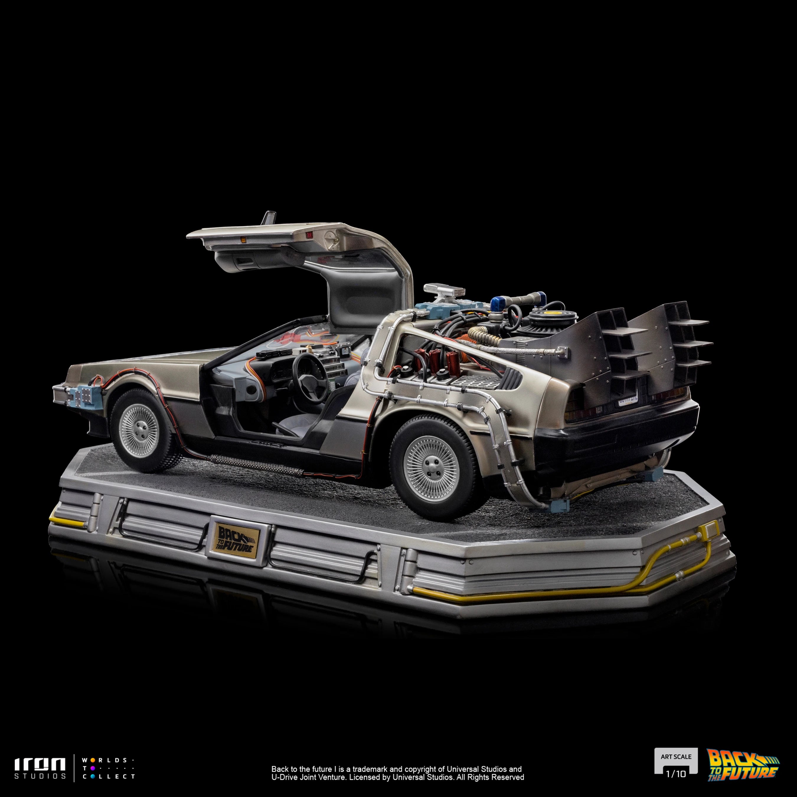 Iron Studios Artistic Limited Edition 1/10 Scale Statue of the Back to the Future DeLorean Time Machine