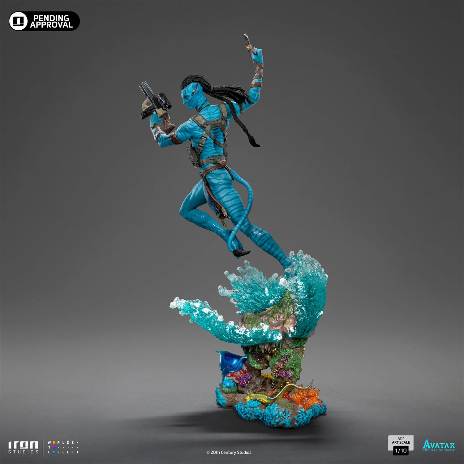 Iron Studios Limited Edition 1/10 Art Scale Avatar The Way of Water Jake Sully Statue