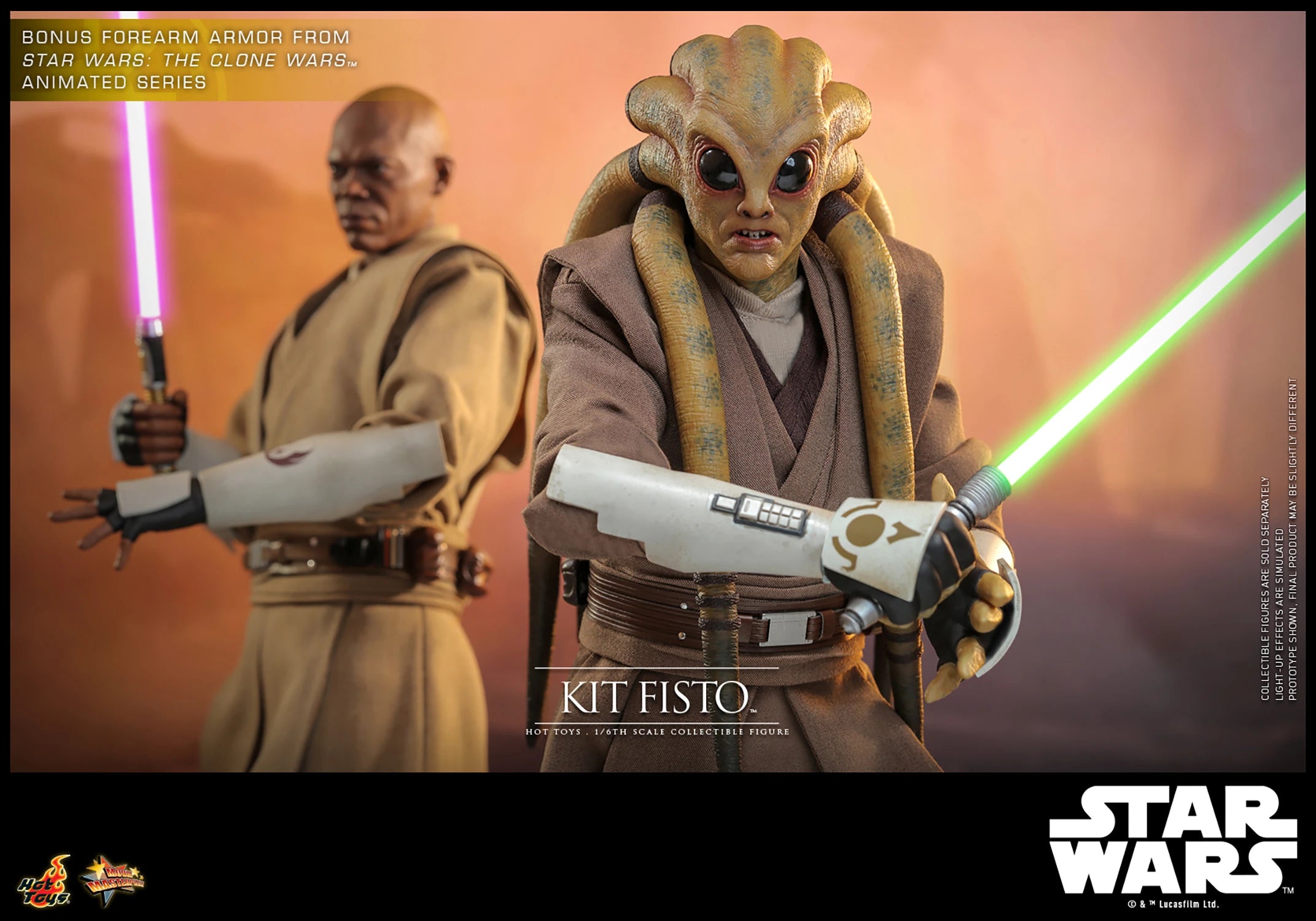 Hot Toys 1/6th Scale Collectible Star Wars Revenge of the Sith Kit Fisto Action Figure