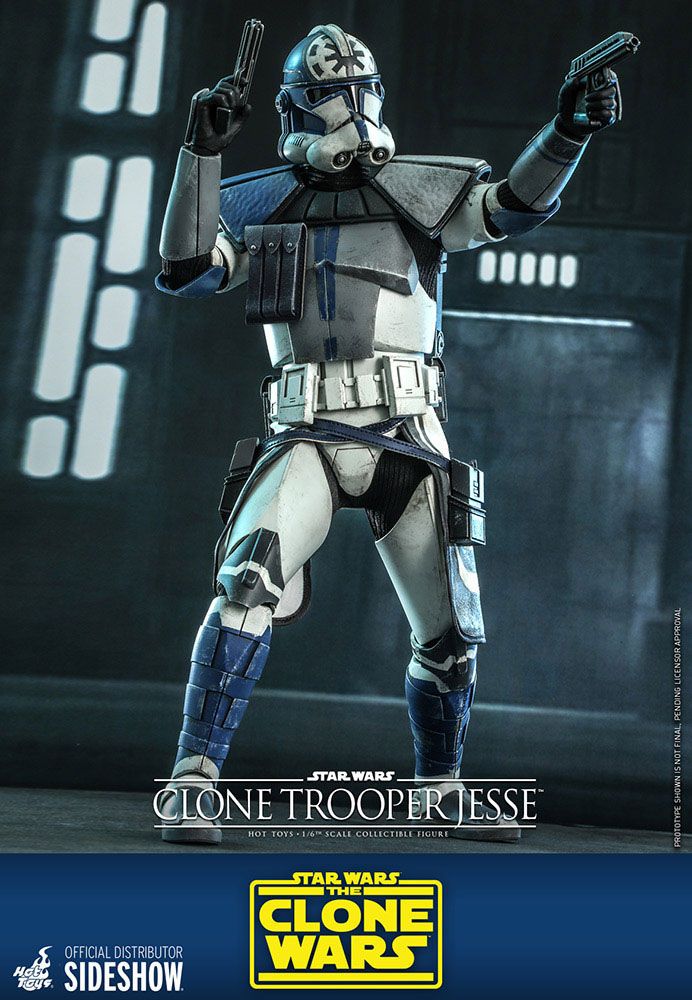 Hot Toys 1/6th Scale Star Wars Clone Wars Clone Trooper Jesse Collectible Figure