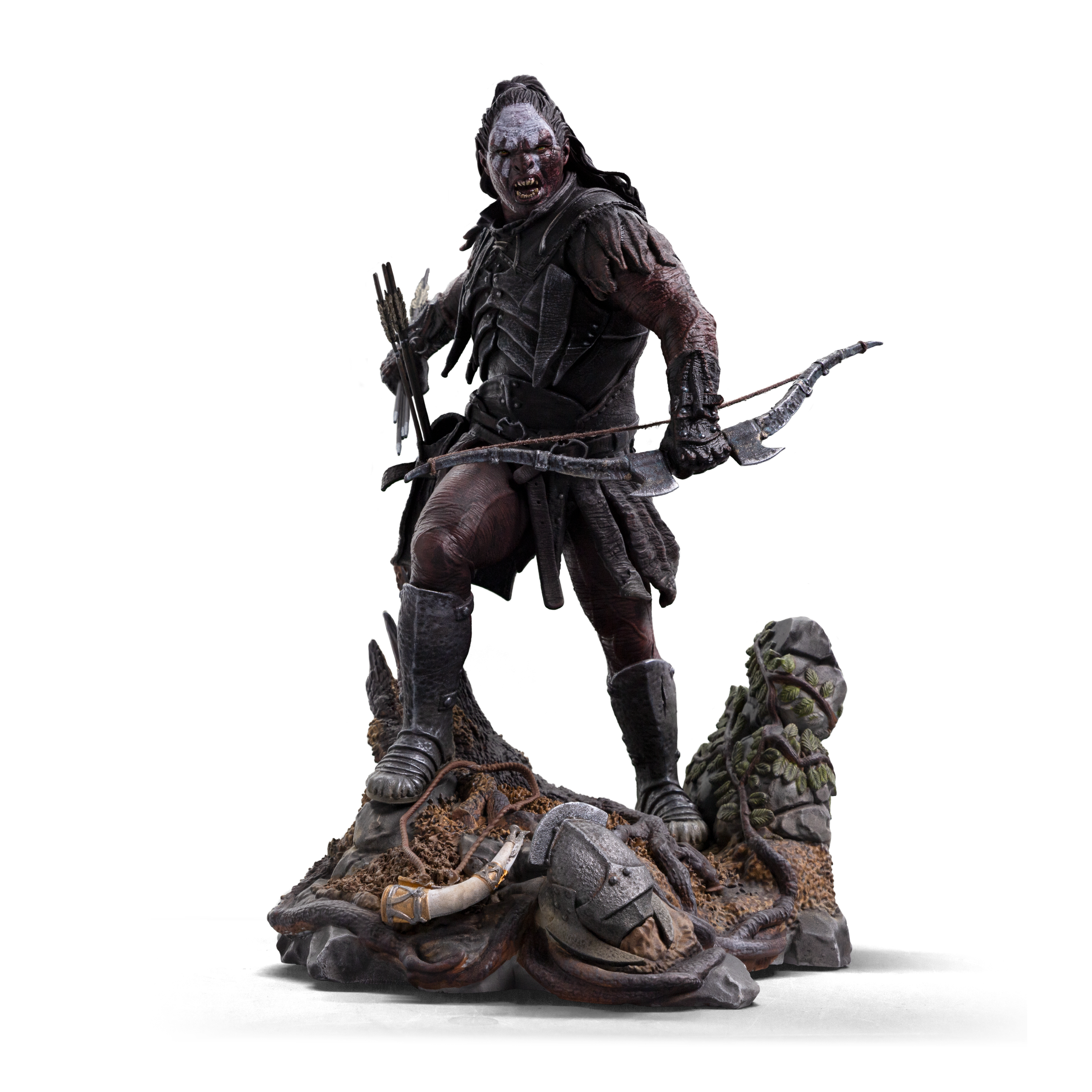 Iron Studios Collectible 1/10 Art Scale Limited Edition Statue of Lurtz, the Fierce Uruk-Hai Leader from The Lord of the Rings