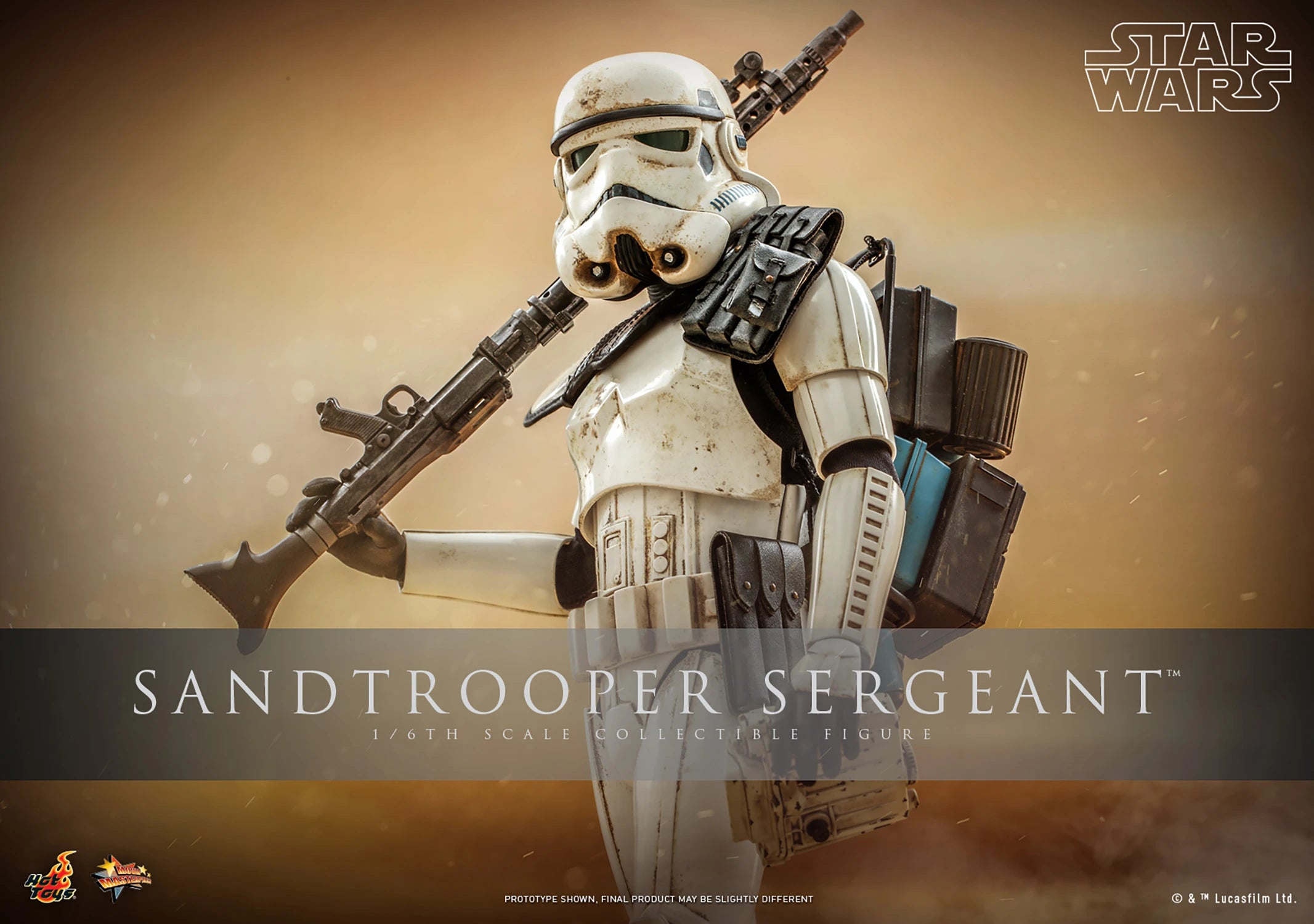 Hot Toys 1/6th Scale Star Wars A New Hope Sandtrooper Sergeant Collectible Figure